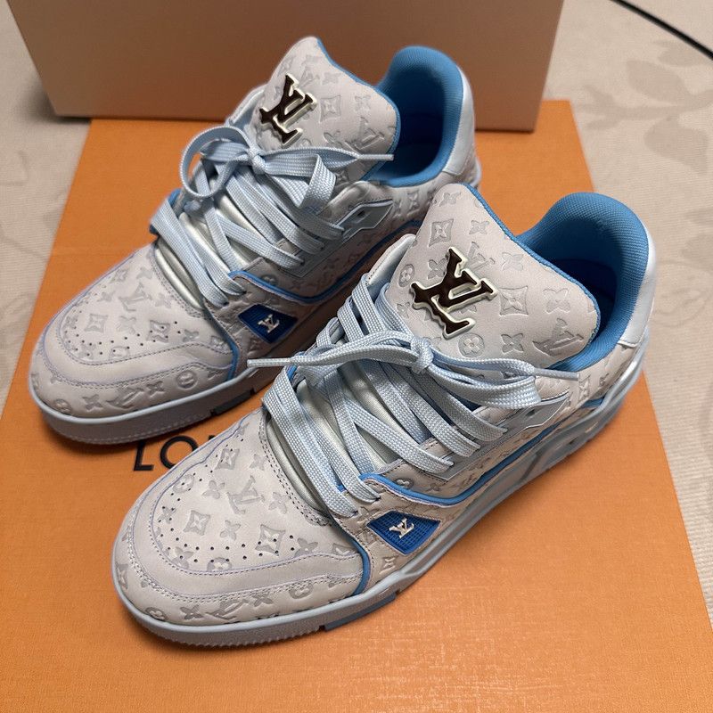 Tyler × Louis Vuitton LV Trainer Marine Louis Vuitton by Tyler, the Creator LV Trainer Blue Men's