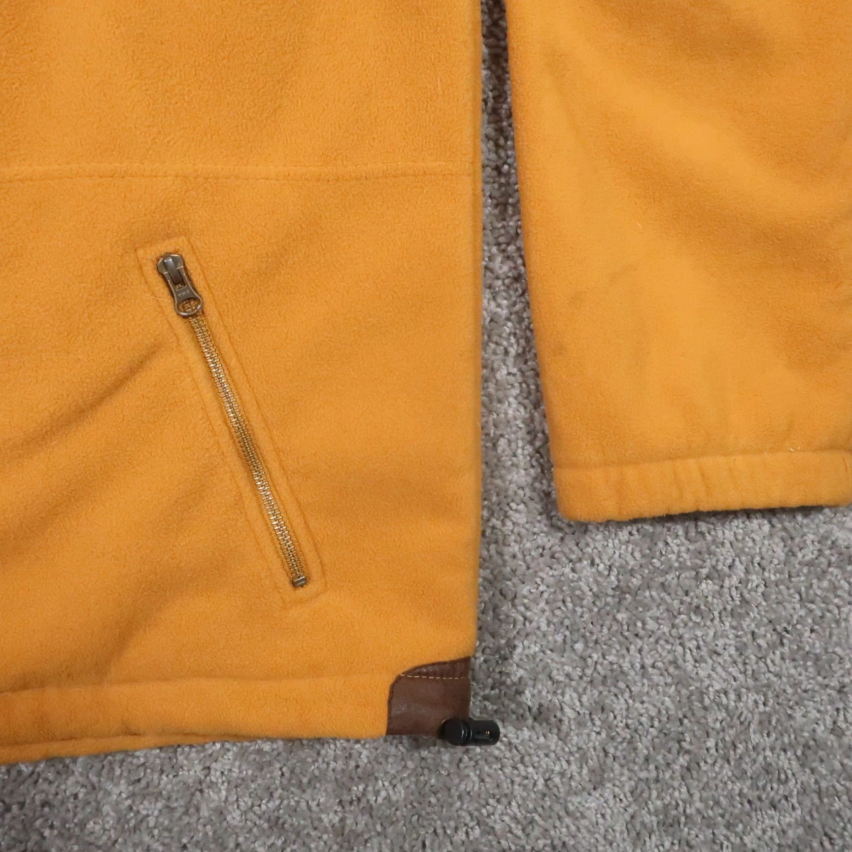 The Territory Ahead Territory Ahead Bomber Jacket Mens XL Orange Fleece Full Zip Sherpa Collar Stand-Up 90s Outdoor American Casual Workwear Size US XL / EU 56 / 4 - 5 Thumbnail