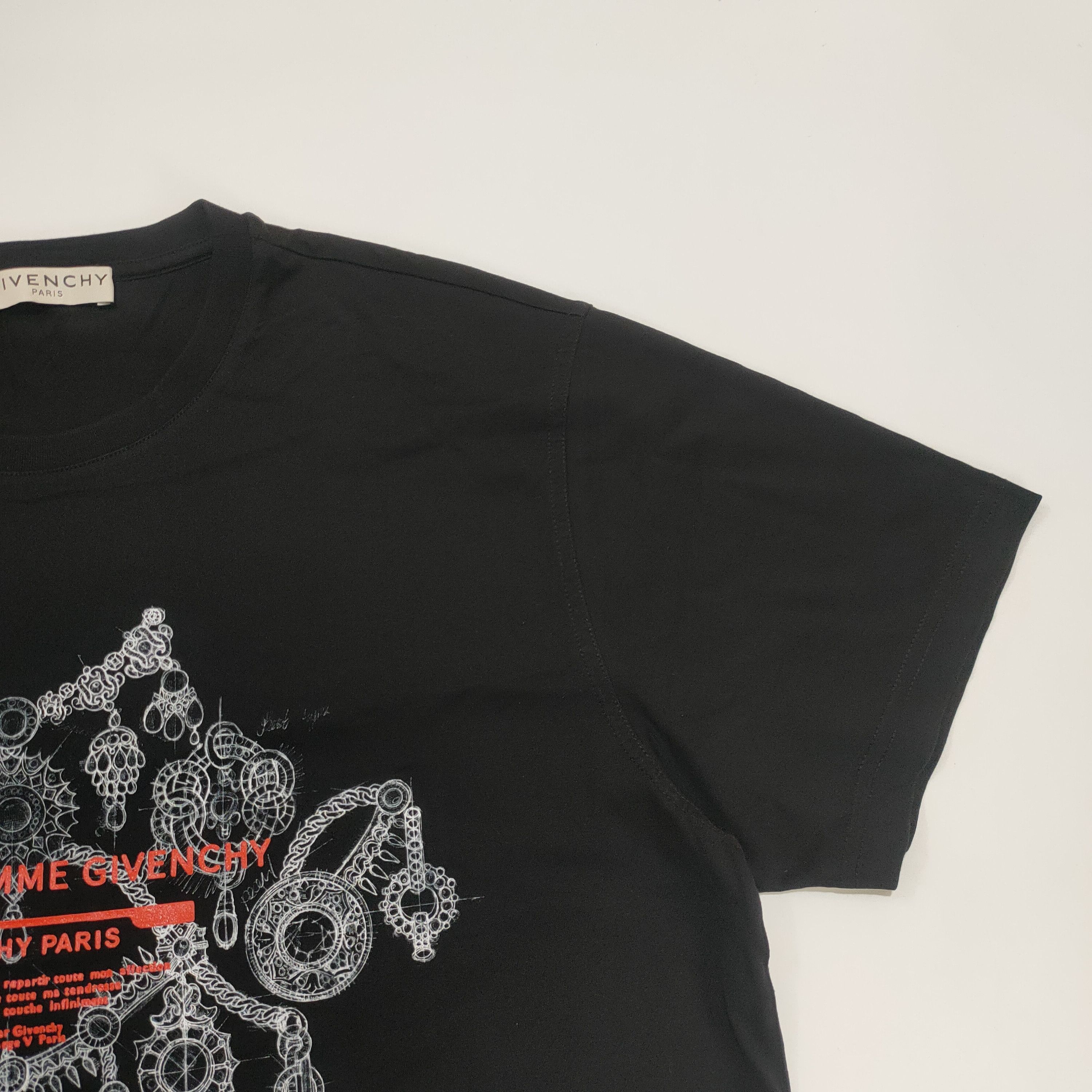 Givenchy Rare Givenchy Paris Graphic Tee – Men's Medium Size US M / EU 48-50 / 2 - 4 Thumbnail