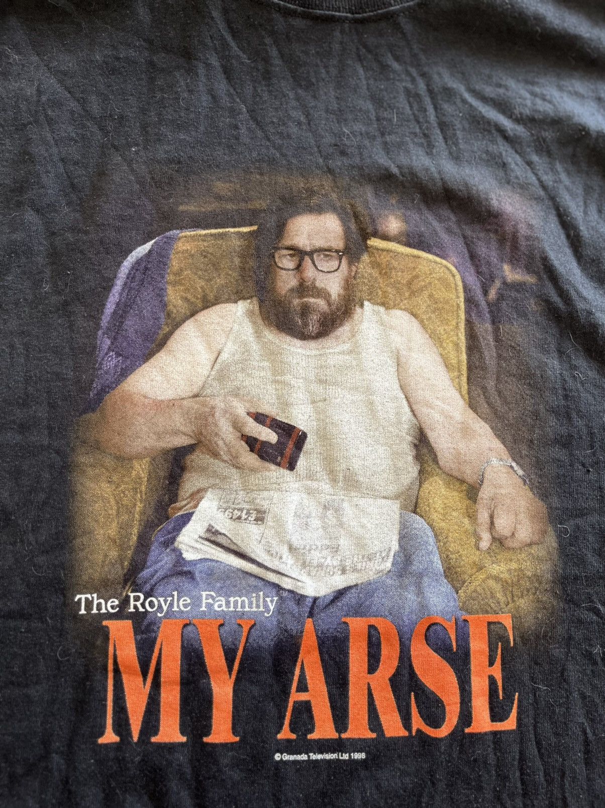 Merc Vintage The Royle Family My Arse Sitcom Shirt 1998 TV Promo Size US L / EU 52-54 / 3 - 3 Thumbnail