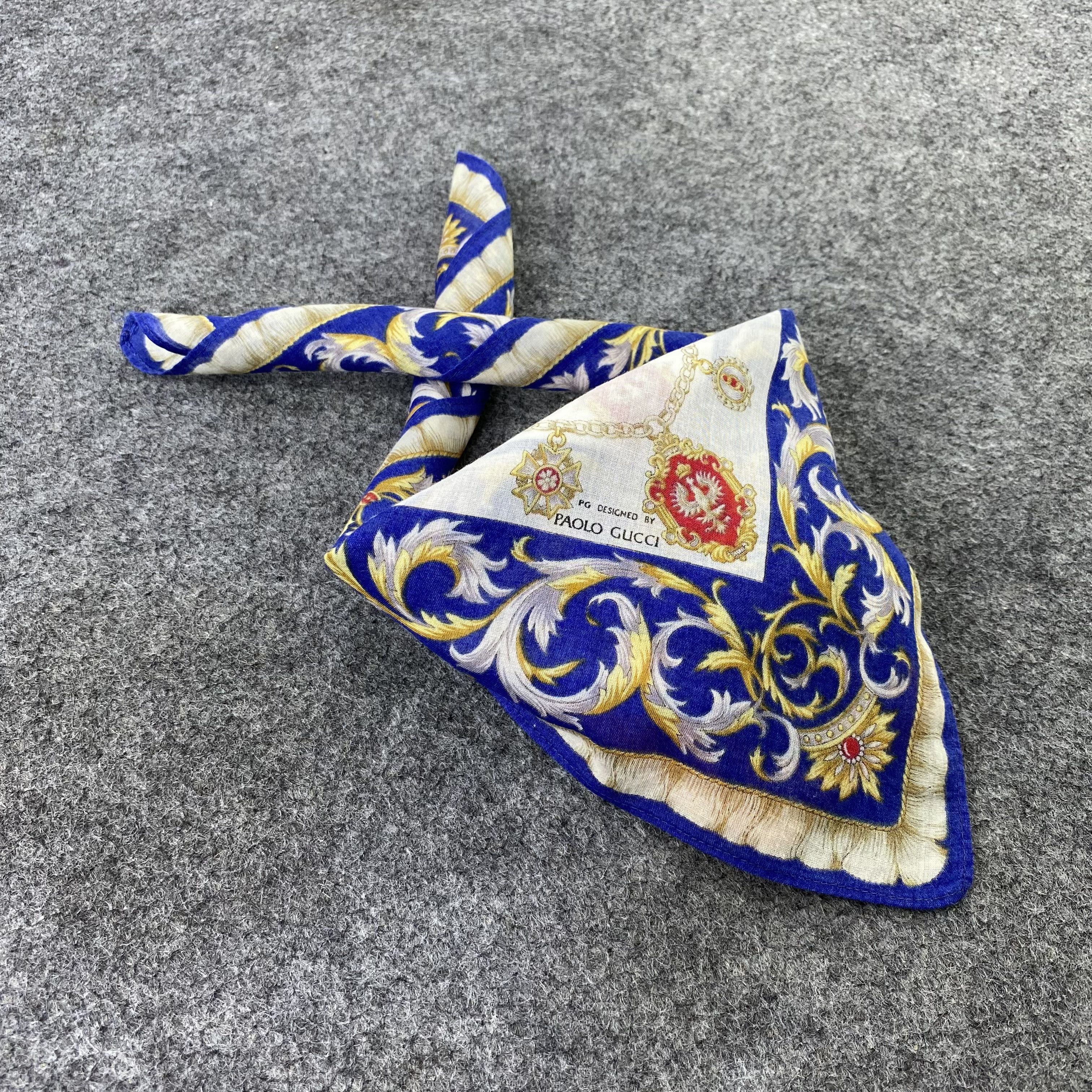 Paolo Gucci Paolo Gucci Handkerchief / Bandana / Neckerchief-B909 Size ONE SIZE - 1 Thumbnail