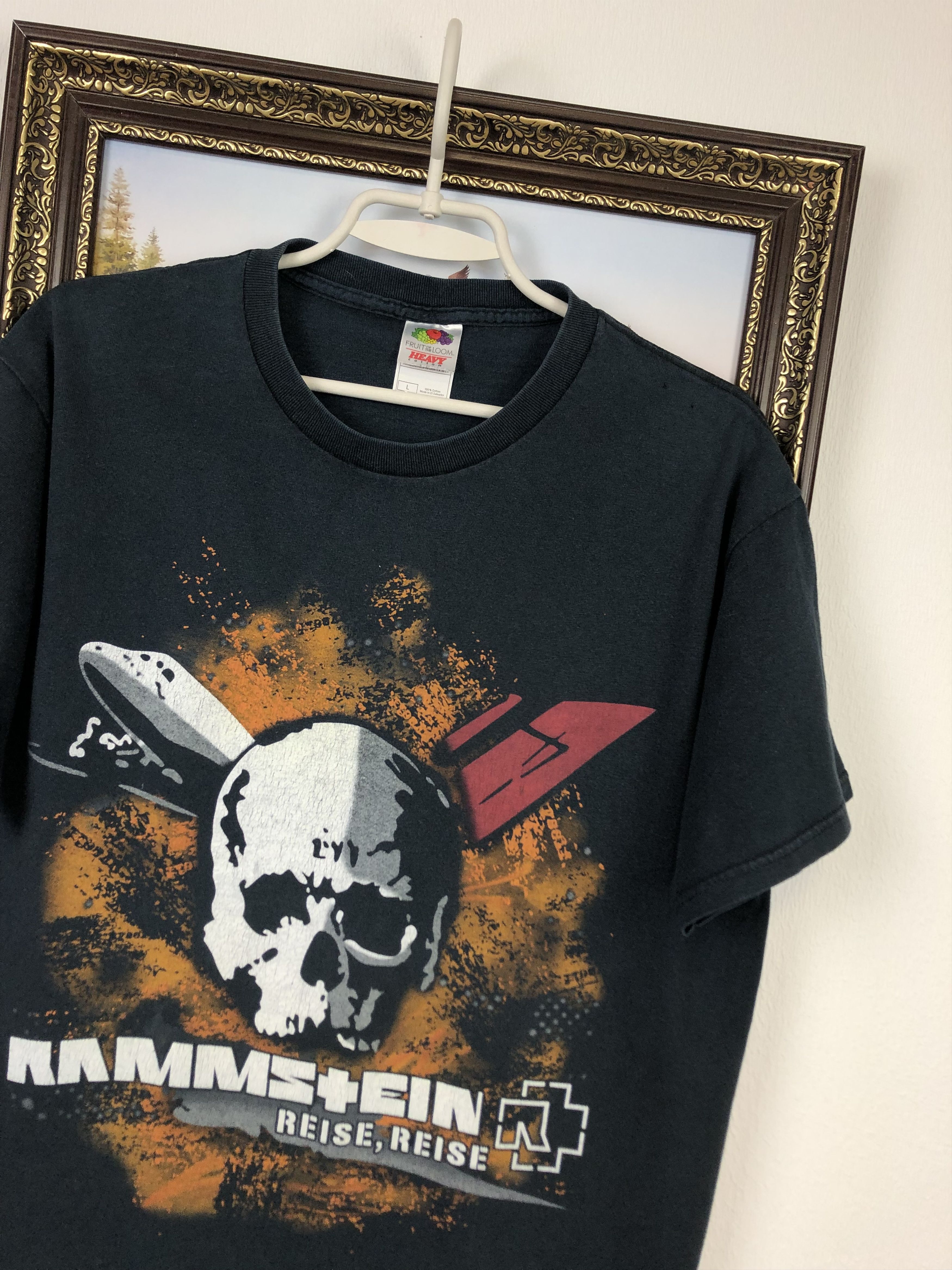 Band Tees Vintage Rammstein Tour Shirt Reise Reise 2004 Tee Rare Size US L / EU 52-54 / 3 - 4 Thumbnail