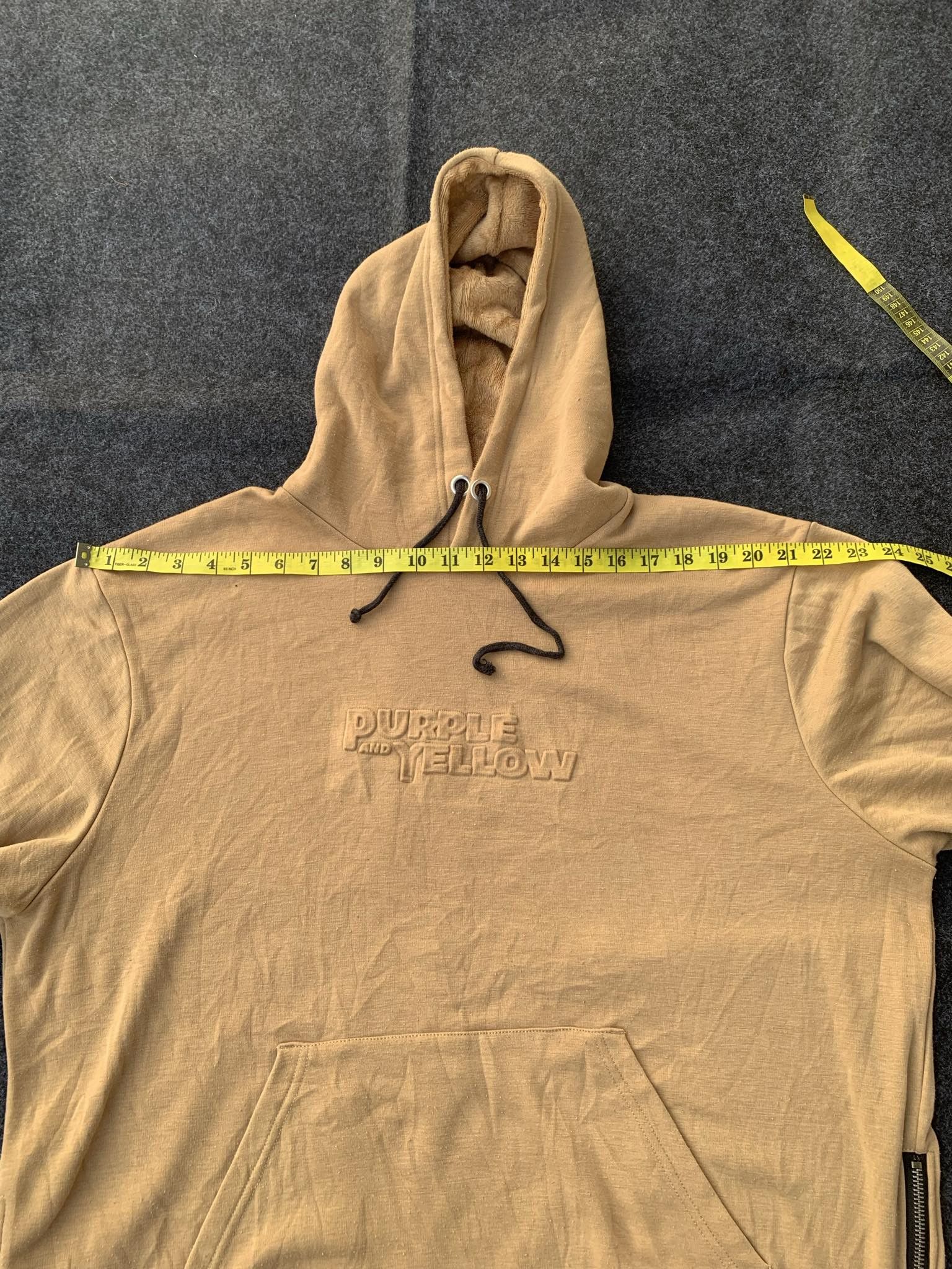 Japanese Brand Purple & Yellow japanese brand side zipper hoodie mustard. Size US L / EU 52-54 / 3 - 7 Thumbnail