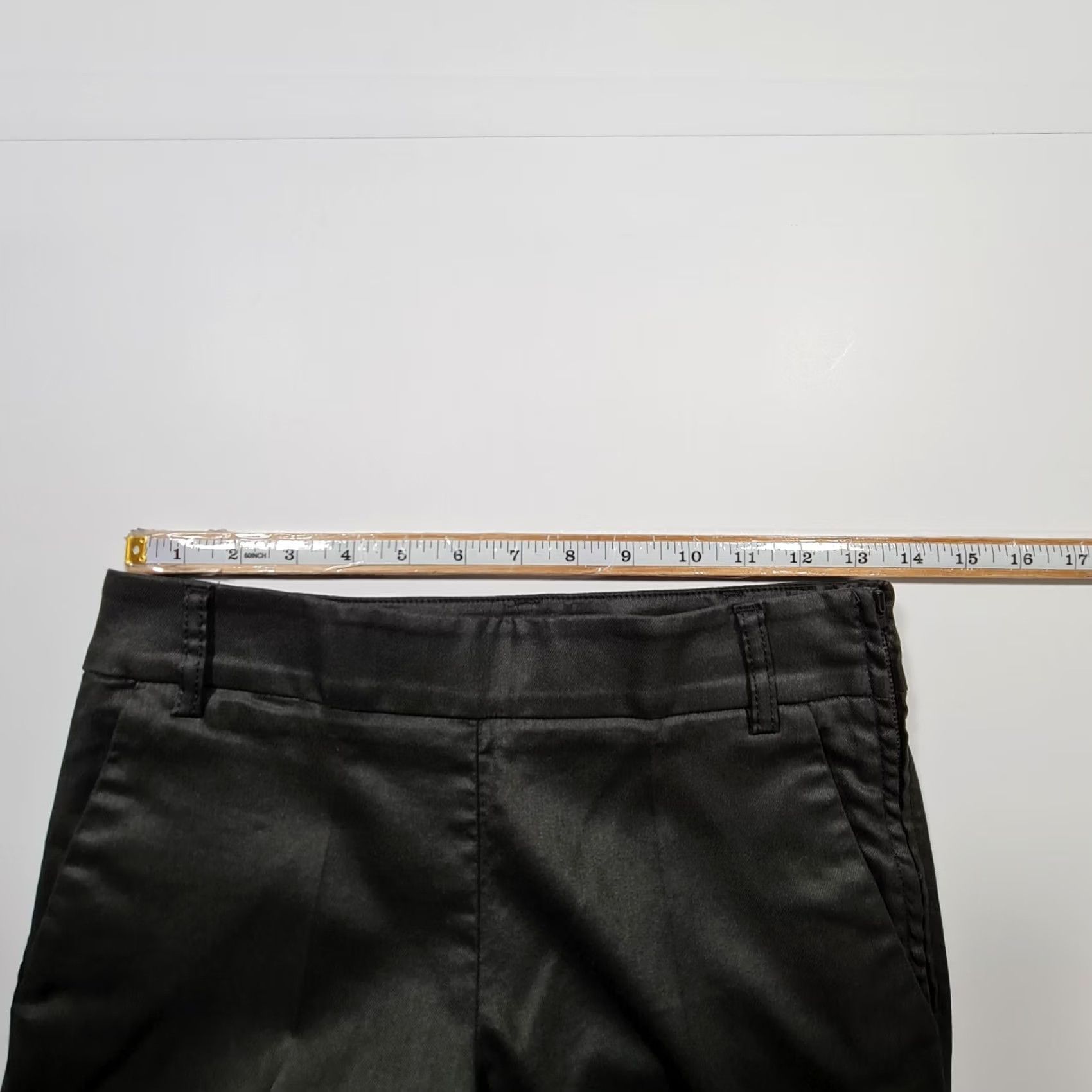 RMC Jeans FC Jeans Established 1972 Women's Jeans Black 6 UK Coated Twill Stretch Tapered Slim High Rise Jeans Women Boys Girls Mens Size 28" / US 6 / IT 42 - 5 Thumbnail