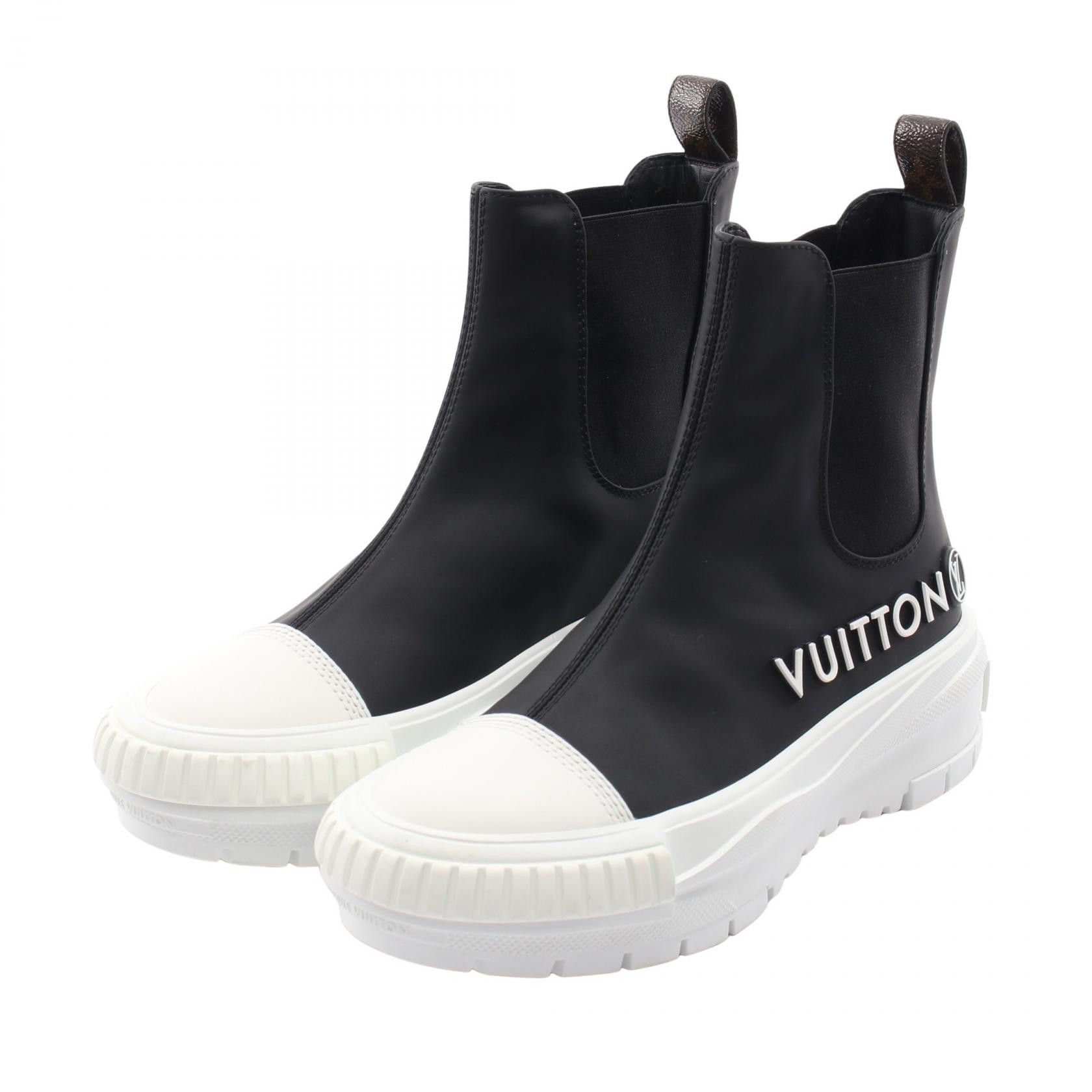 Louis Vuitton Louis Vuitton Louis Vuitton Squad Line Monogram Sneakers Textile Shoes DUTY FREE for USA Size ONE SIZE - 1 Thumbnail