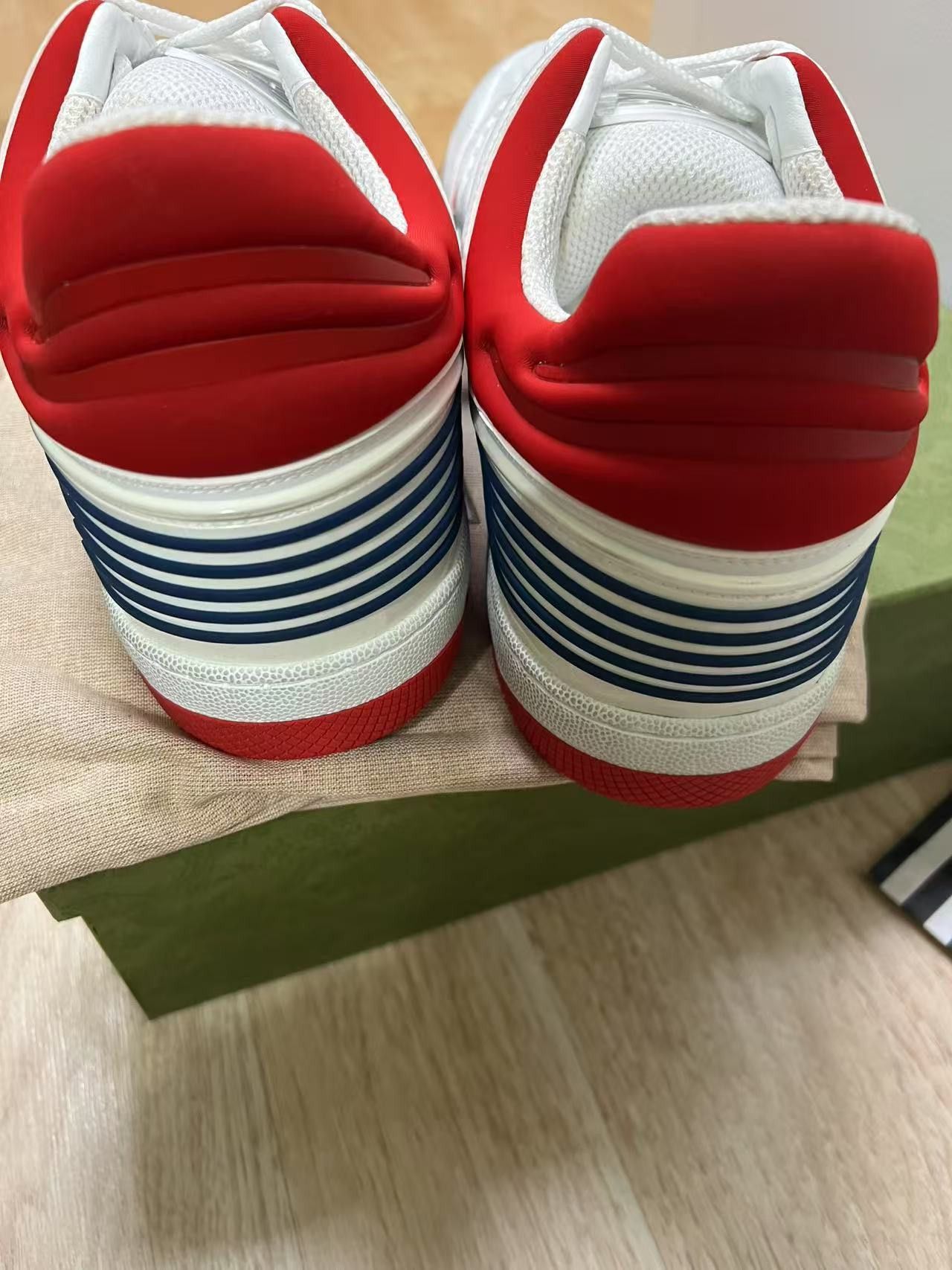 Gucci Gucci Basket White Demetra Size US 15 / EU 48 - 6 Thumbnail