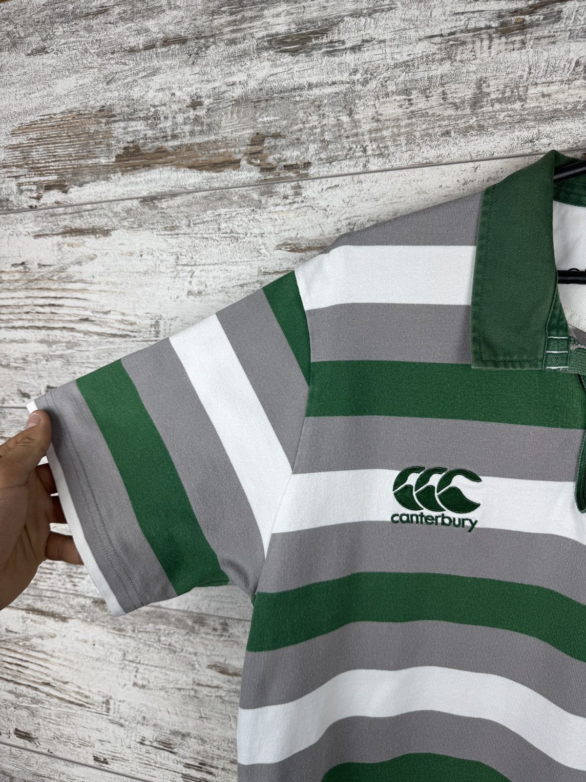 Canterbury of New Zealand × Vintage Mens Vintage Canterbury of New Zealand Ireland rugby tee Size US XL / EU 56 / 4 - 4 Thumbnail