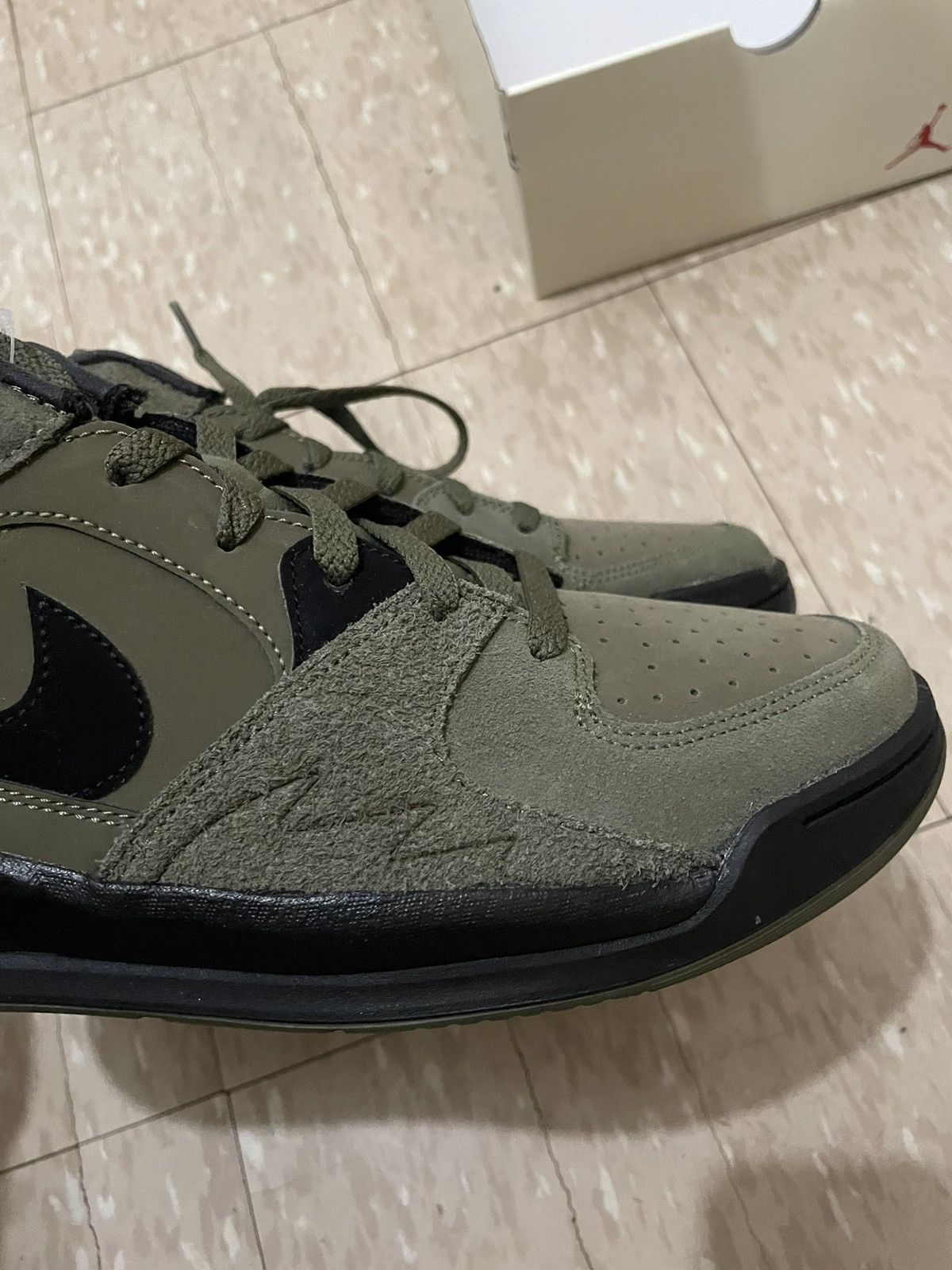 Jordan Brand Size 12 Jordan Stadium Low Olive/Black brand new Size US 12 / EU 45 - 5 Thumbnail