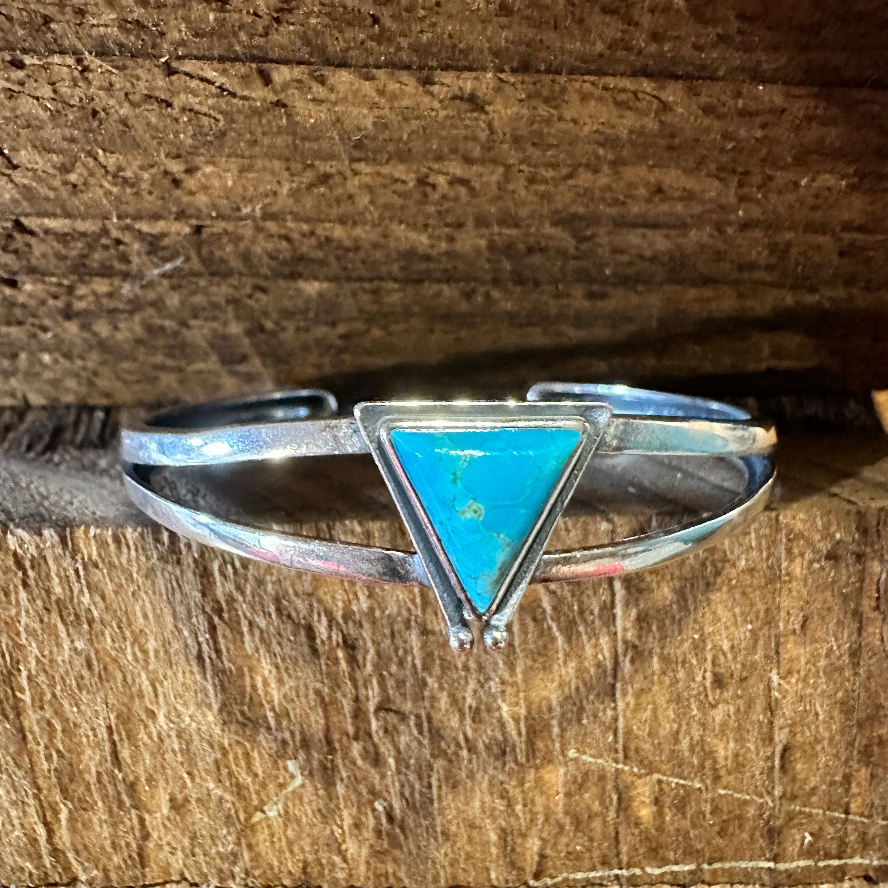 Other Native American Hanale Cuff Bracelet with Turquoise - Authen Size ONE SIZE - 7 Thumbnail