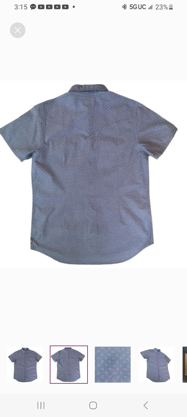 Howe Howe Creative WorkForce Short Sleeve Button Up Shirt. Size US L / EU 52-54 / 3 - 4 Thumbnail