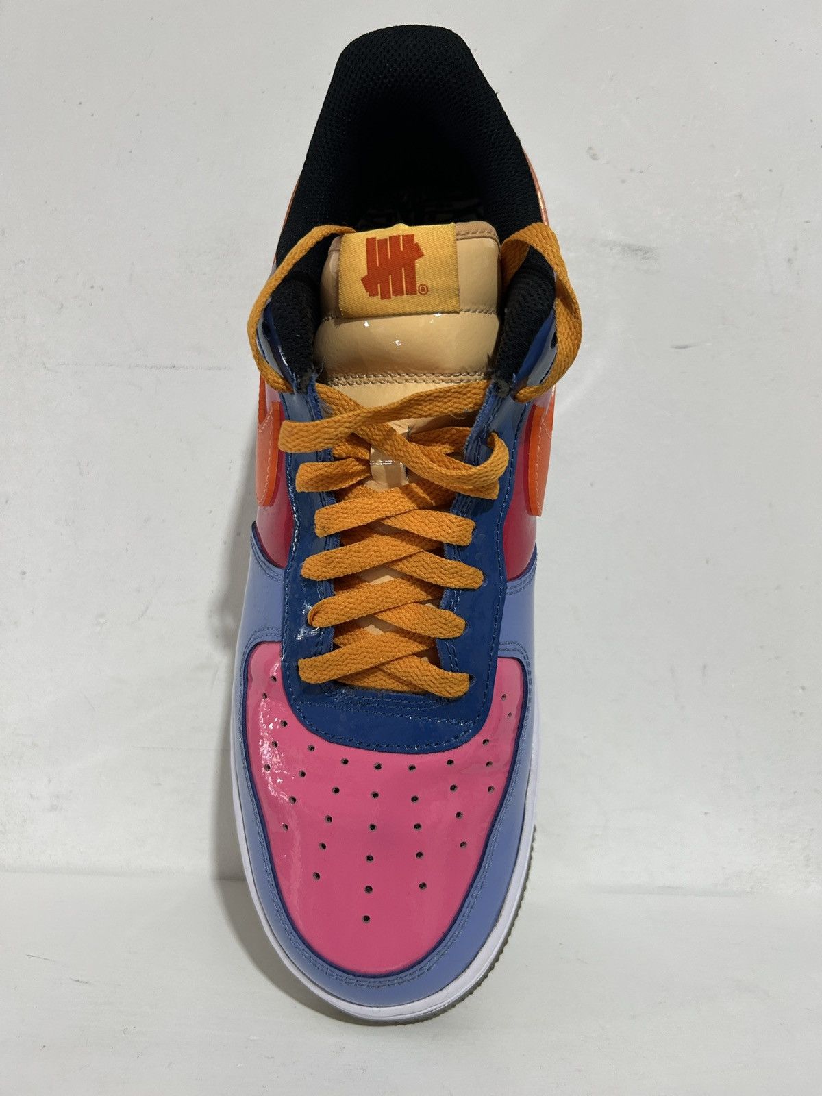 Nike AIR FORCE 1 LOW X UNDEFEATED TOTAL ORANGE SIZE 10.5 PREOWNED Size US 10.5 / EU 43-44 - 8 Thumbnail