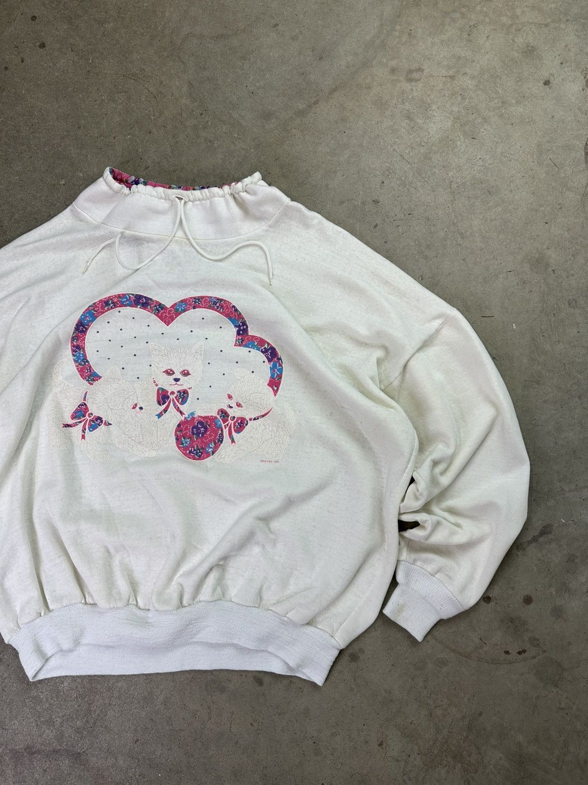 Vintage vintage 90s cute kittens playing crewneck large Size US L / EU 52-54 / 3 - 2 Thumbnail