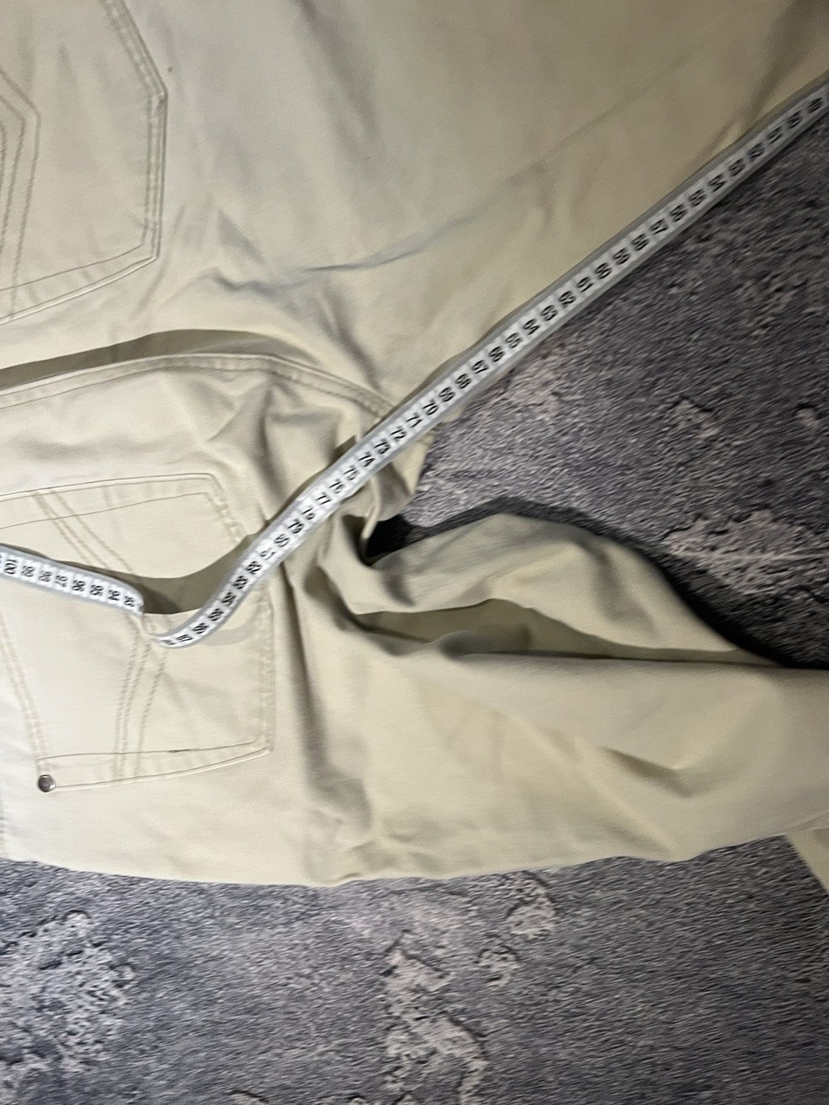 Vintage Japanese Wide Leg Baggy Streetwear Jeans Beige Size US 40 / EU 56 - 7 Thumbnail