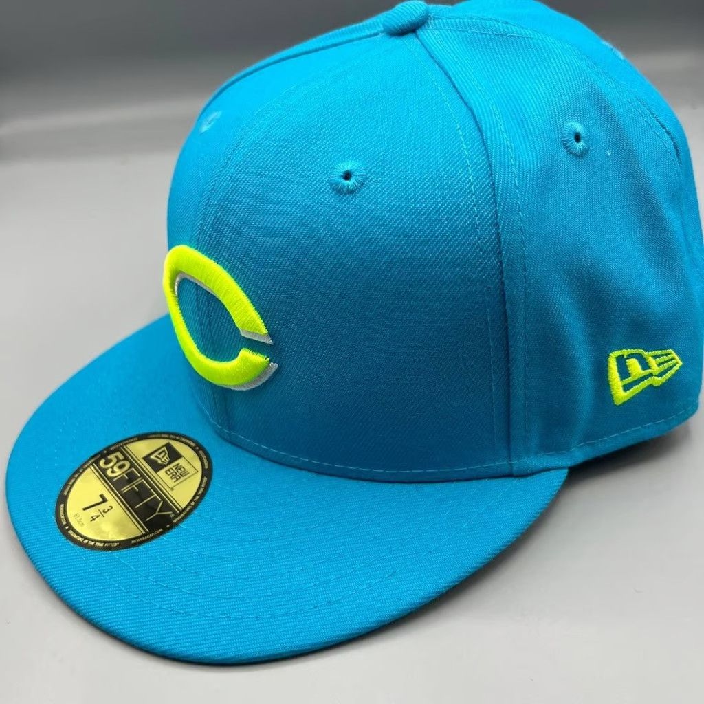 New Era Cincinnati Reds Hat Men 7 3/4 59Fifty New Era Fitted Cap New Size ONE SIZE - 2 Thumbnail