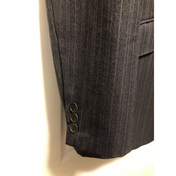 NEXT Next men's gray 100%wool 2pc suit size: 44L pants: 38/31 Size 44L - 3 Thumbnail