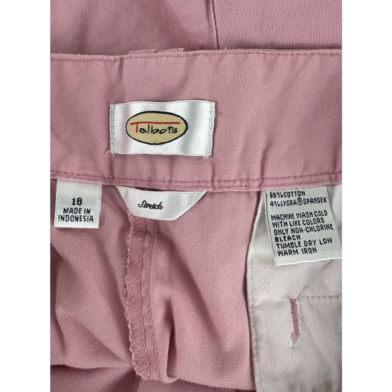 Talbots Talbots Pink Bermuda Shorts Womens Size 18 Cuffed Stretchy Casual Classic Size 40" / US 18 - 3 Thumbnail