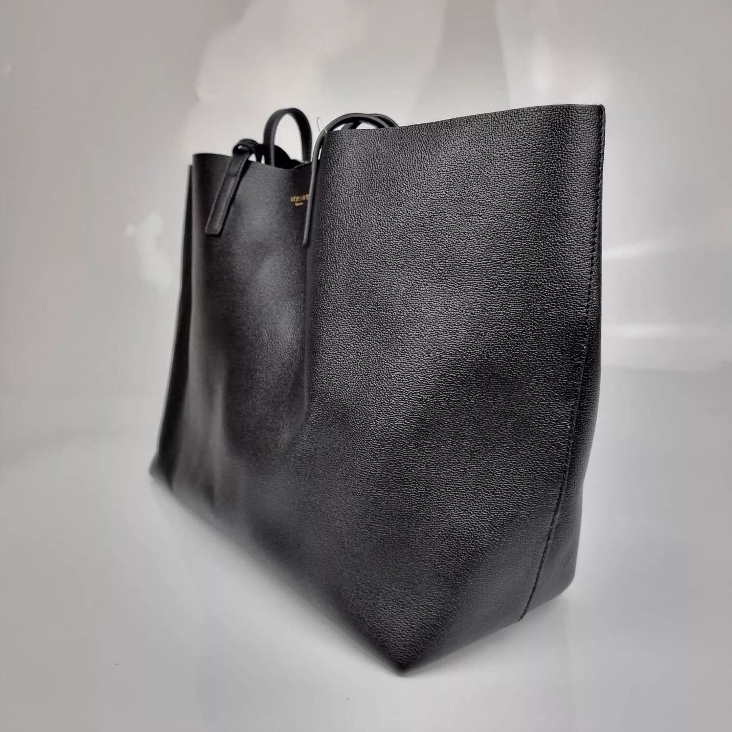 Versace Versace Black Leather Tote Bag New Size ONE SIZE - 5 Thumbnail