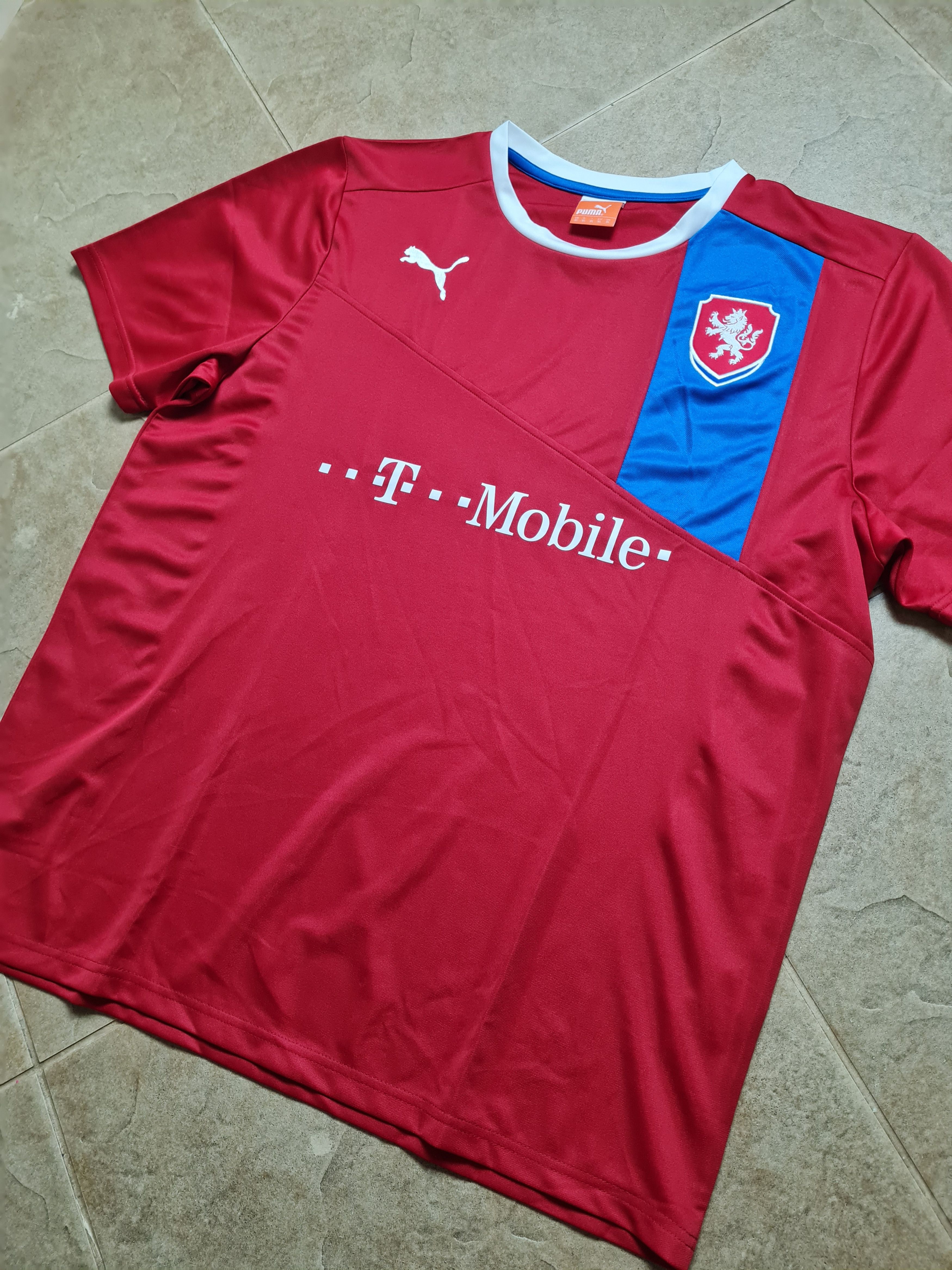 Puma JERSEY PUMA CZECH REPUBLIC 2012/013 FOOTBALL SHIRT SOCCER Size US XL / EU 56 / 4 - 4 Thumbnail