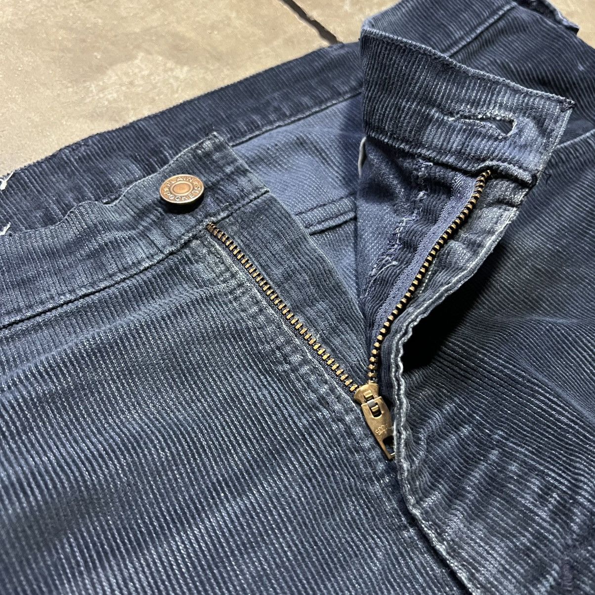 JCPenney Vintage 70s Plain Pockets Flare Boot Cut Corduroy Pants USA Size US 36 / EU 52 - 7 Thumbnail
