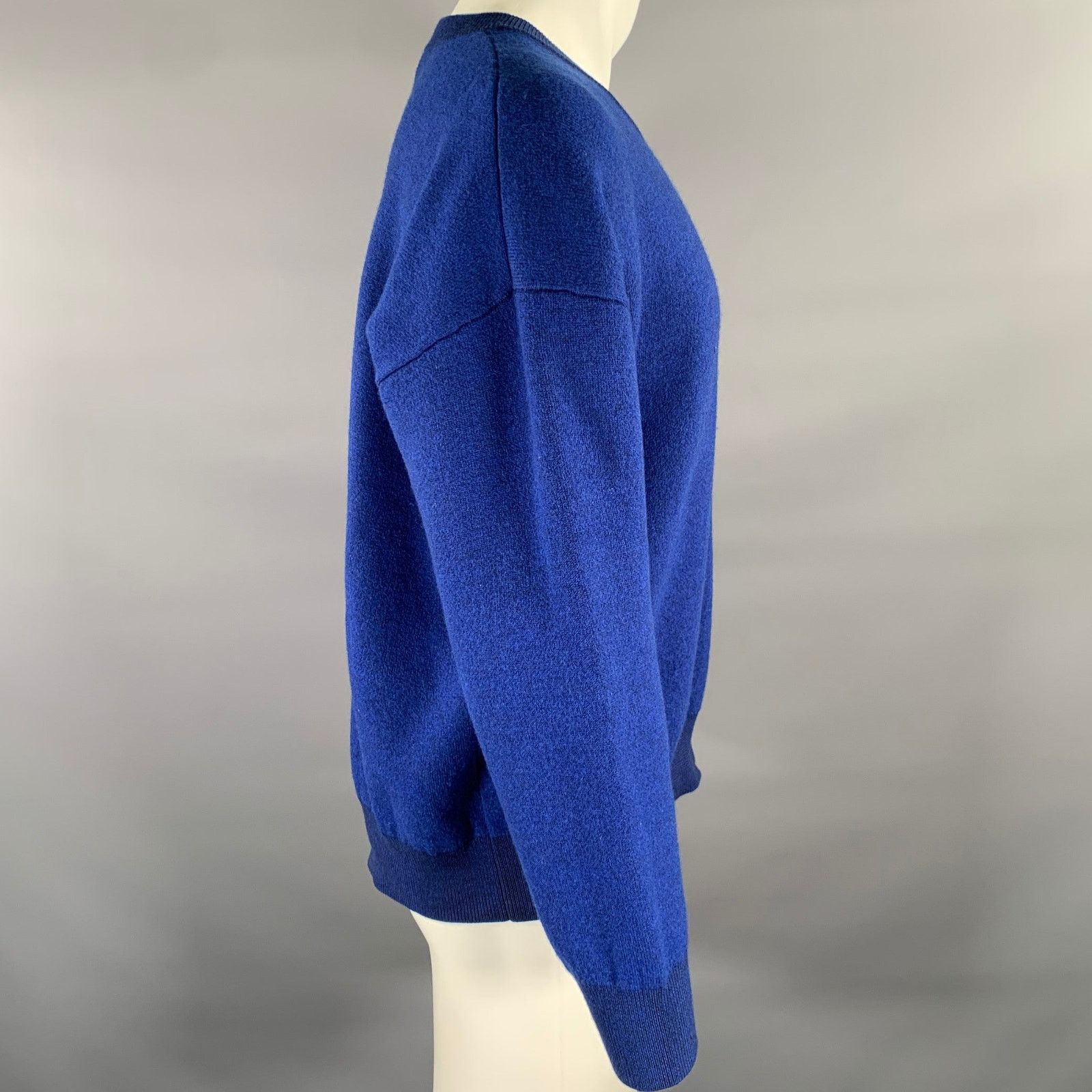 Acne Studios ACNE Size M Blue Wool Cotton Pull On Sweater Size US M / EU 48-50 / 2 - 2 Thumbnail