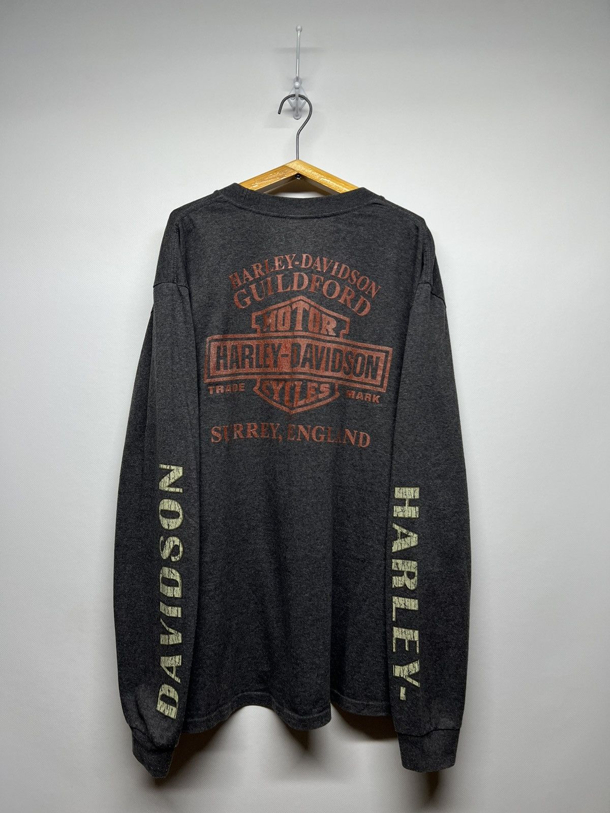 Vintage Vintage Y2k Harley Davidson 🩶 Motorcycles Long Sleeve 00’s Size US L / EU 52-54 / 3 - 8 Thumbnail