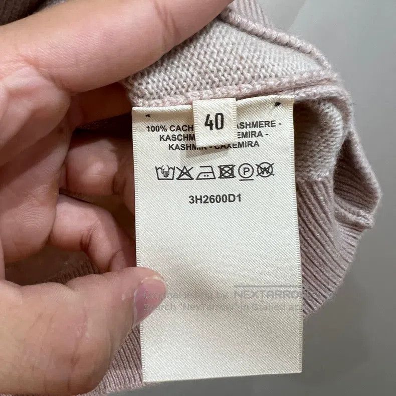 Hermes Hermes Solid Color Knit Short Sleeve with Round Neck Logo Size S / US 4 / IT 40 - 4 Thumbnail