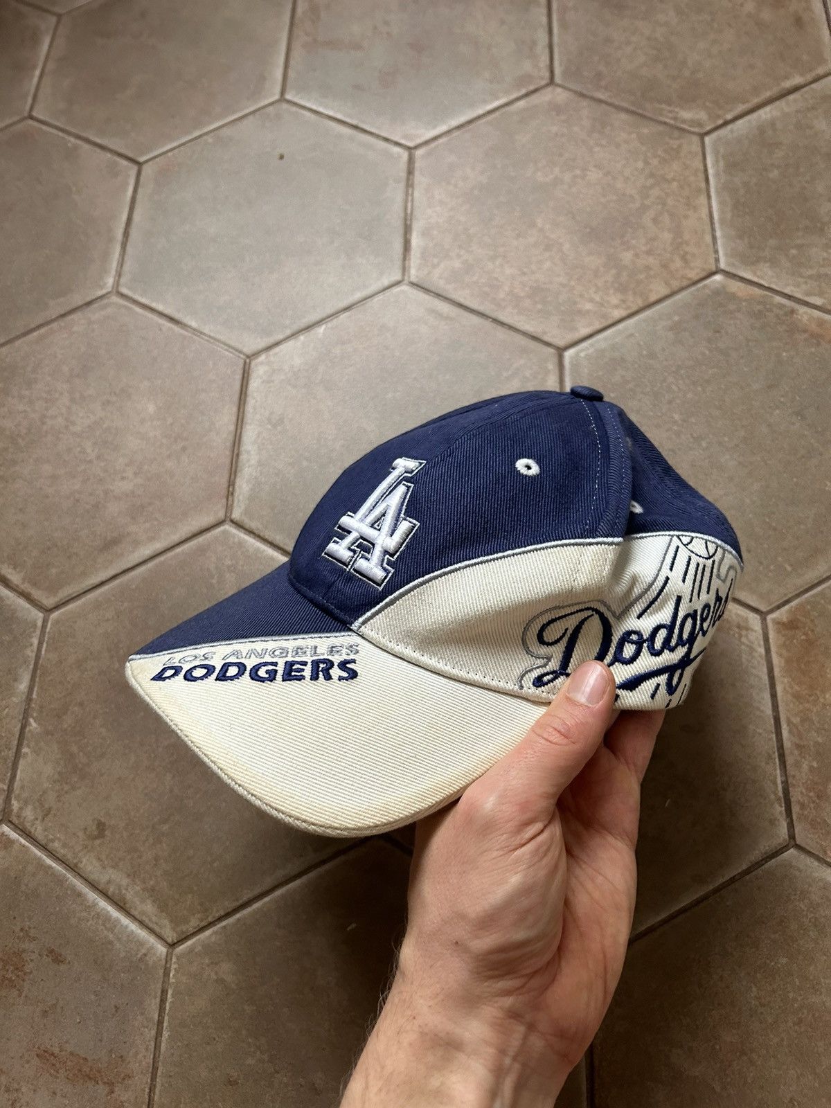 MLB × Vintage Rare Vintage 90s MLB Los Angeles LA Dodgers Major League Cap Size ONE SIZE - 1 Thumbnail
