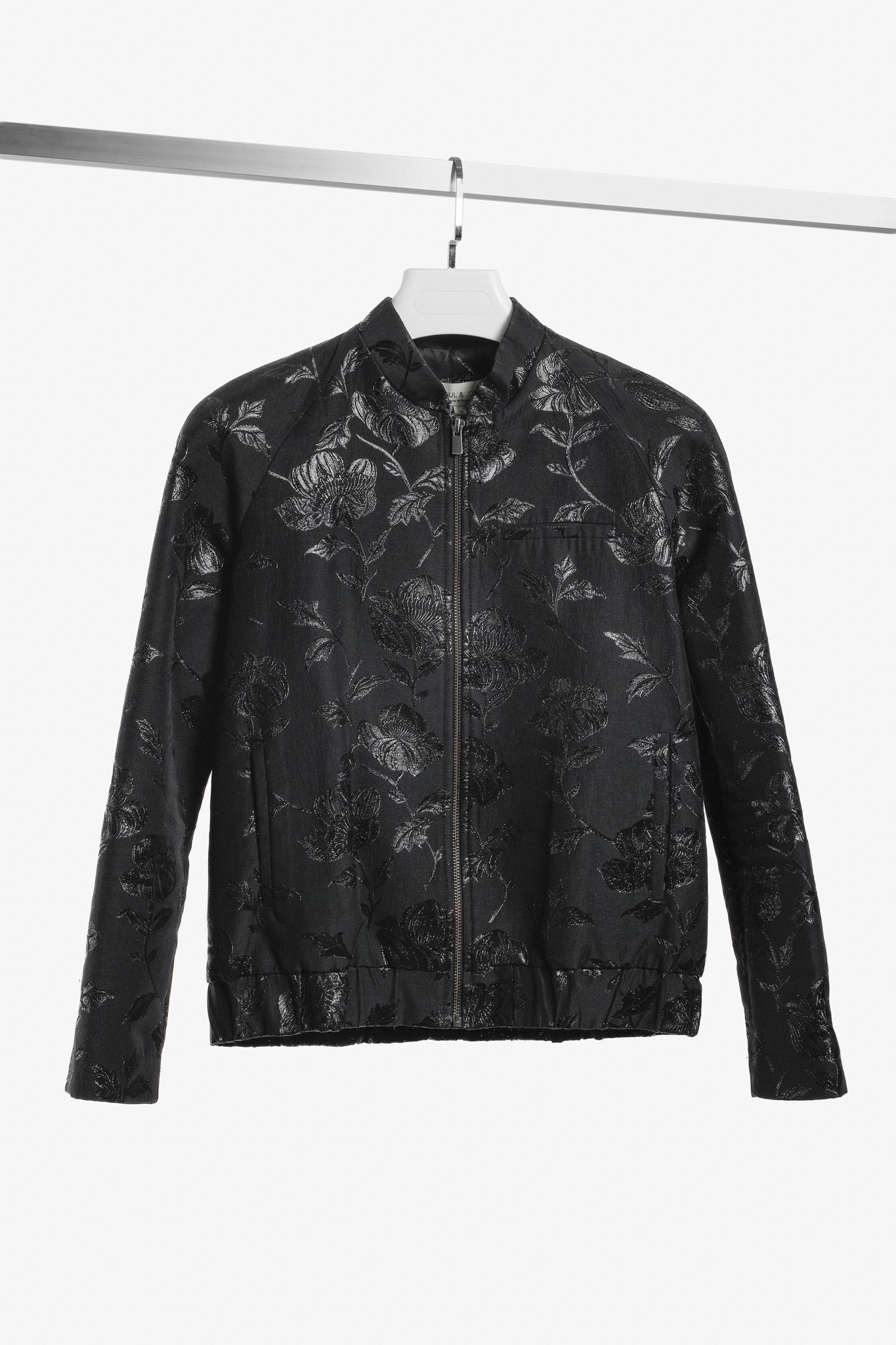 Paul & Joe Paul & Joe Black Floral Bomber Size S / US 4 / IT 40 - 1 Thumbnail