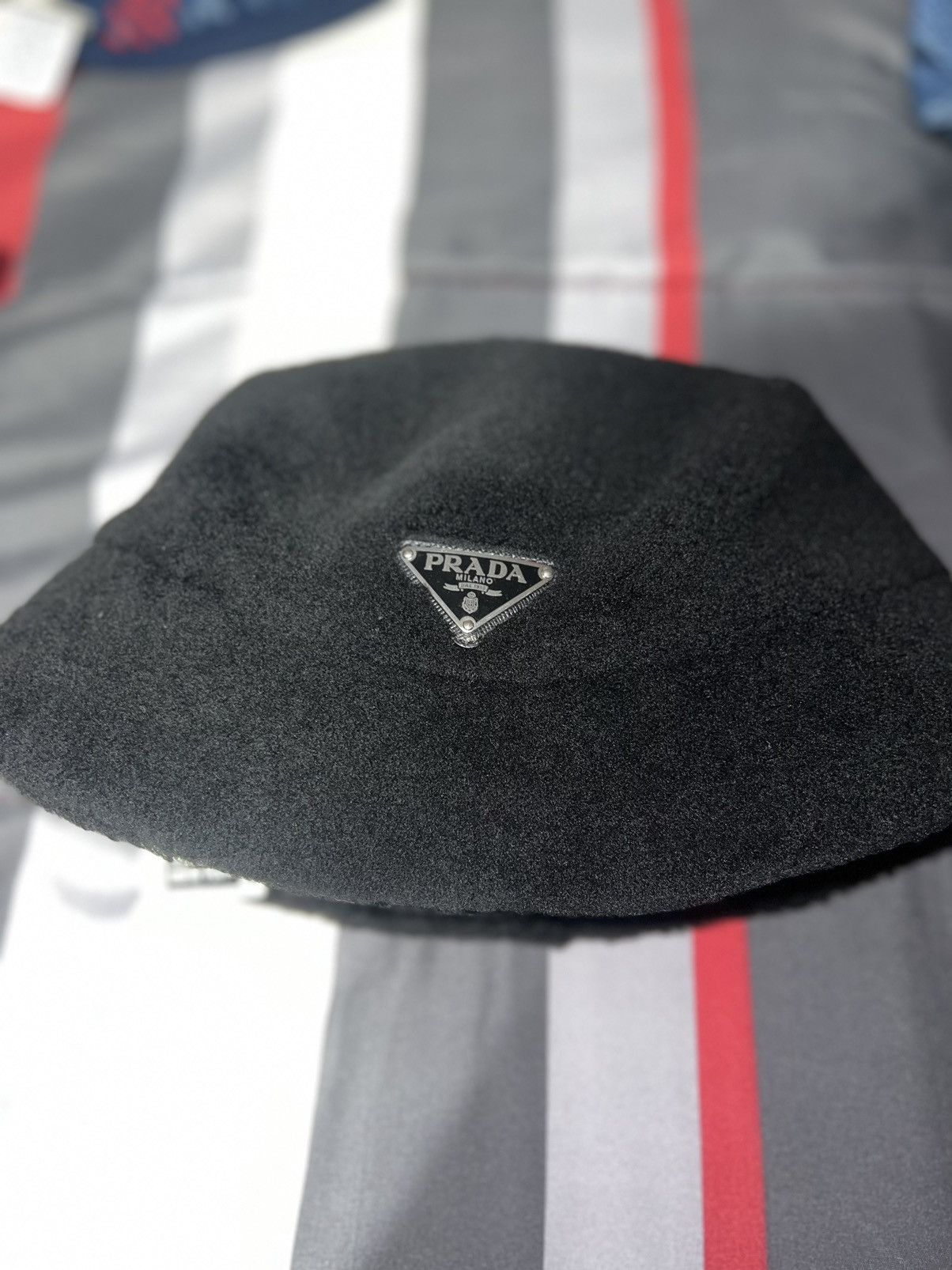 Prada Prada bucket hat black sz S Size ONE SIZE - 2 Thumbnail