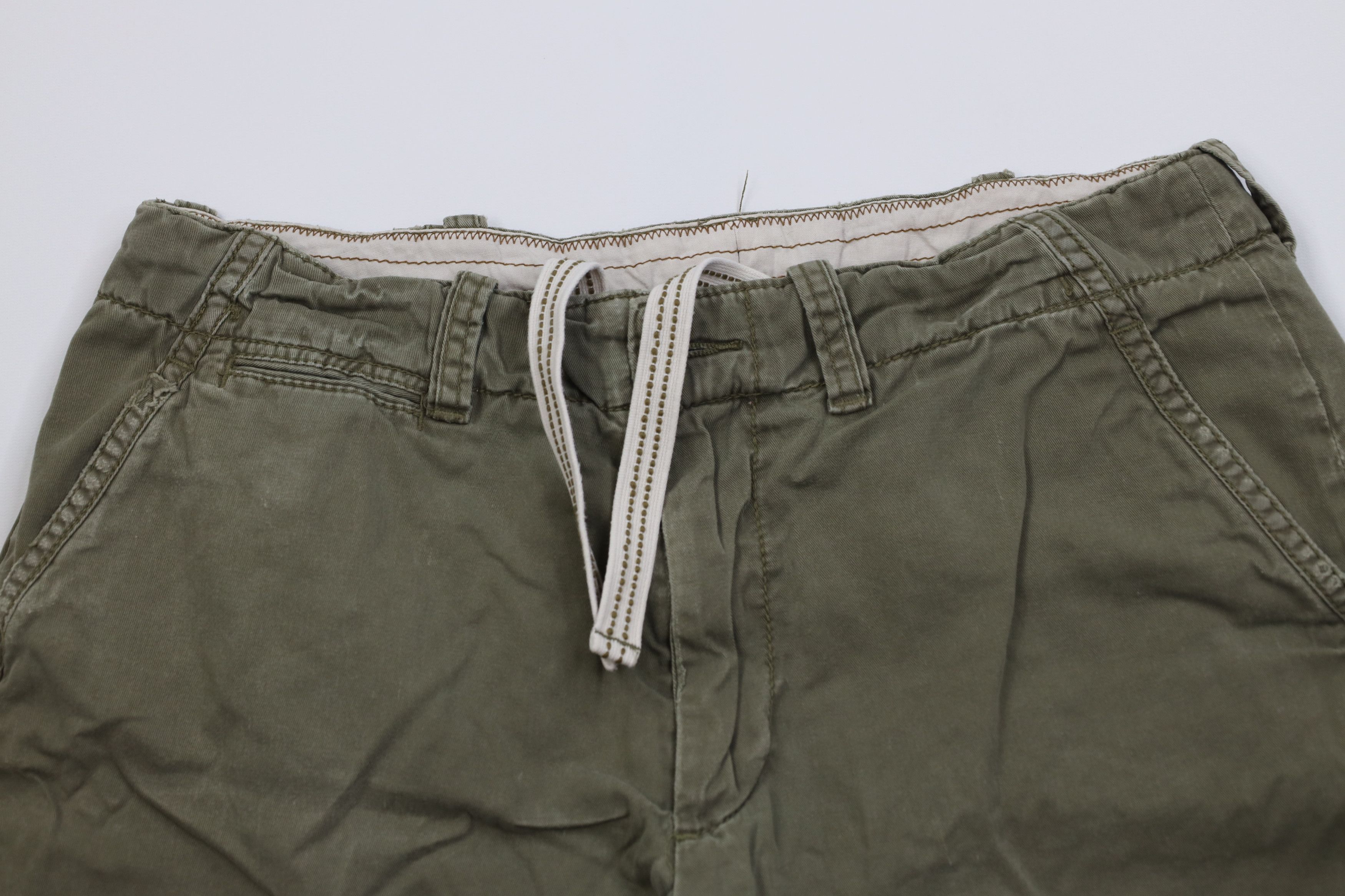 Ralph Lauren Vintage 90s Ralph Lauren Above Knee Military Shorts Green Size US 34 / EU 50 - 2 Thumbnail