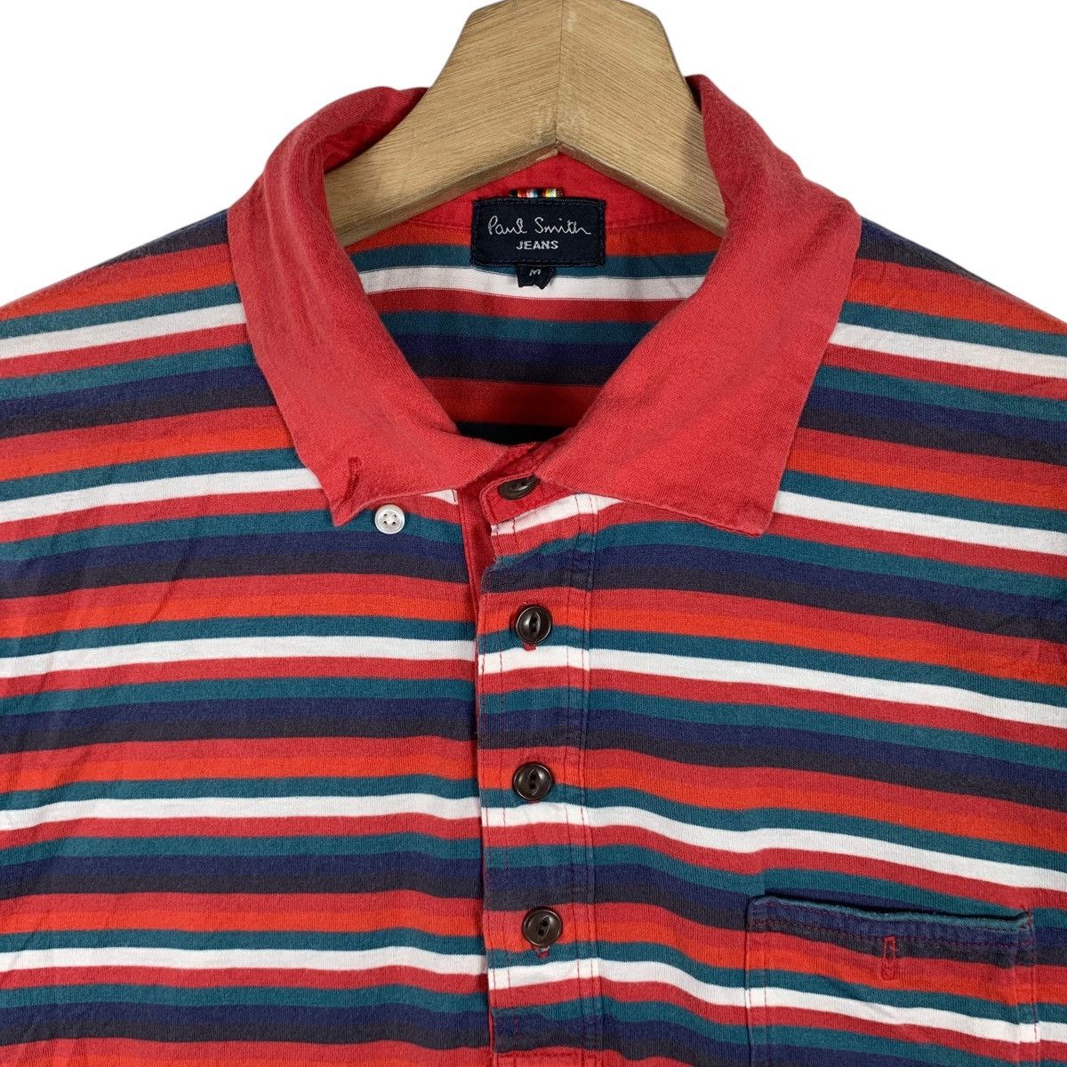 Paul Smith Vintage PAUL SMITH JEANS Collection Striped Polo Tee Shirt Size US M / EU 48-50 / 2 - 4 Thumbnail