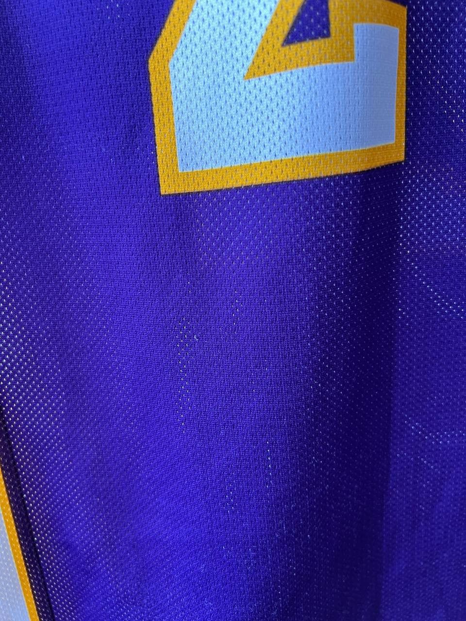 NBA VINTAGE LOS ANGELES LAKERS #24 BASKETBALL CHAMPION JERSEY L Size US L / EU 52-54 / 3 - 15 Thumbnail