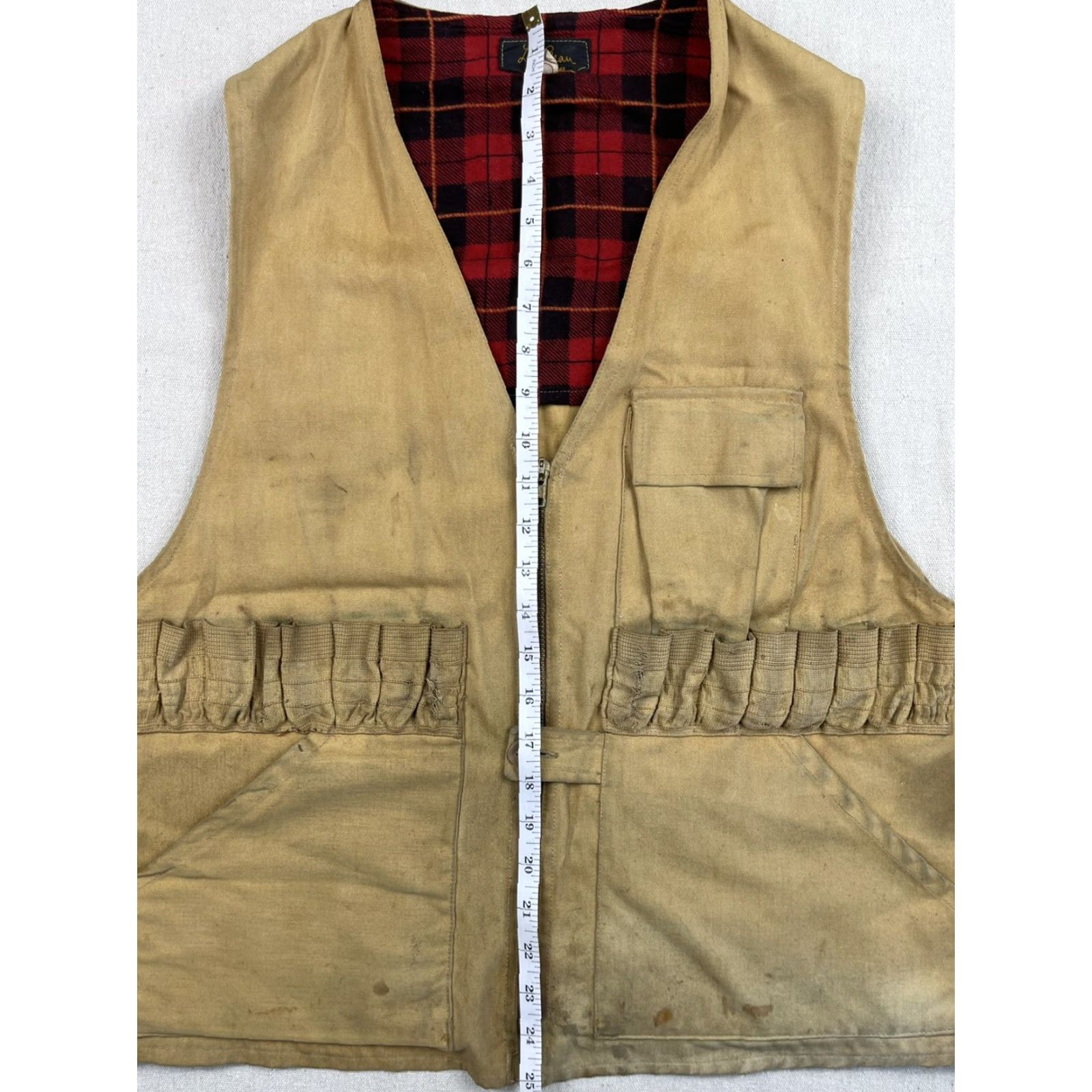 Vintage VINTAGE LL Bean Hunting Vest Brown Duck Canvas Outdoor 1950s Adult Large Size US L / EU 52-54 / 3 - 7 Thumbnail