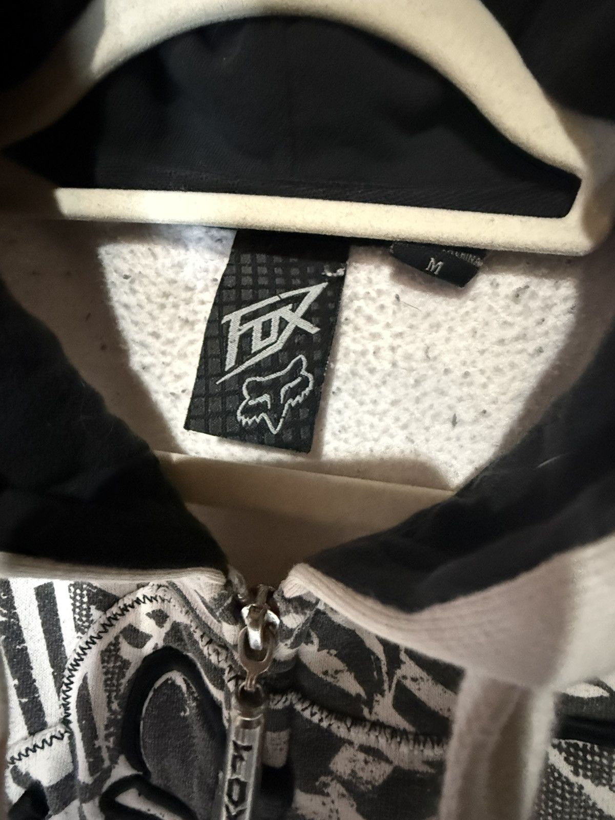 Fox Racing 00” Fox Racing Bullet Zip Up Vintage Y2K Hoodie Detailed M Size US M / EU 48-50 / 2 - 4 Thumbnail