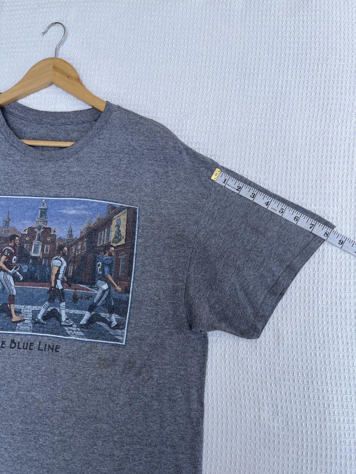 Other Last Drop🔥Rare🔥The Blue Line Graphic T-Shirt Size US XL / EU 56 / 4 - 10 Thumbnail