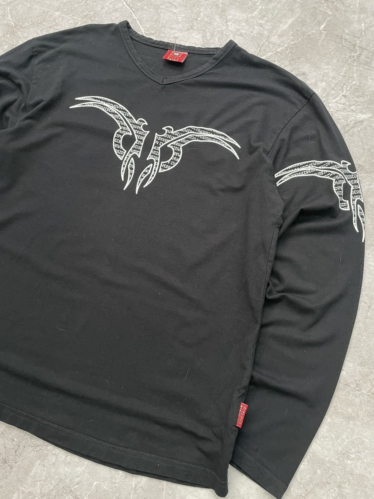 Diesel × Vintage VINTAGE PUNK TRIBAL HYPE LONG SLEEVE TEE HYPE RARE DIESEL Size US M / EU 48-50 / 2 - 8 Thumbnail