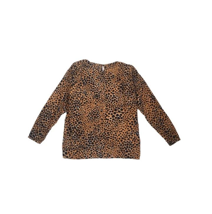 Yves Saint Laurent YSL Rive Gauche Vintage x Nan Duskin Leopard Top Blouse Size M / US 6-8 / IT 42-44 - 5 Thumbnail