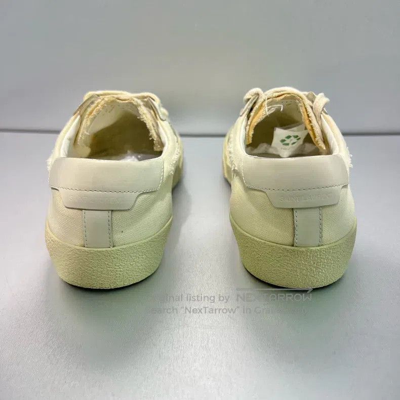 Saint Laurent Paris Saint Laurent Paris Distressed Canvas Shoes Size US 9 / EU 42 - 5 Thumbnail