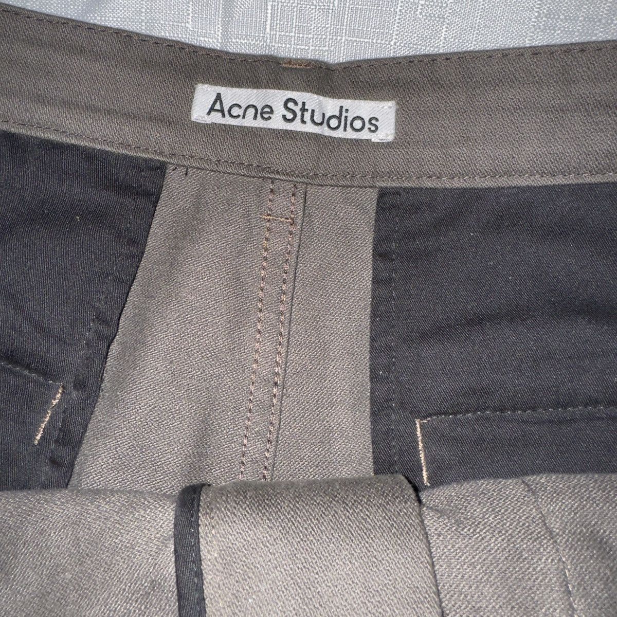 Acne Studios Acne Studios Twill Cargo Trouser - Khaki/Green 52 Size US 36 / EU 52 - 7 Thumbnail
