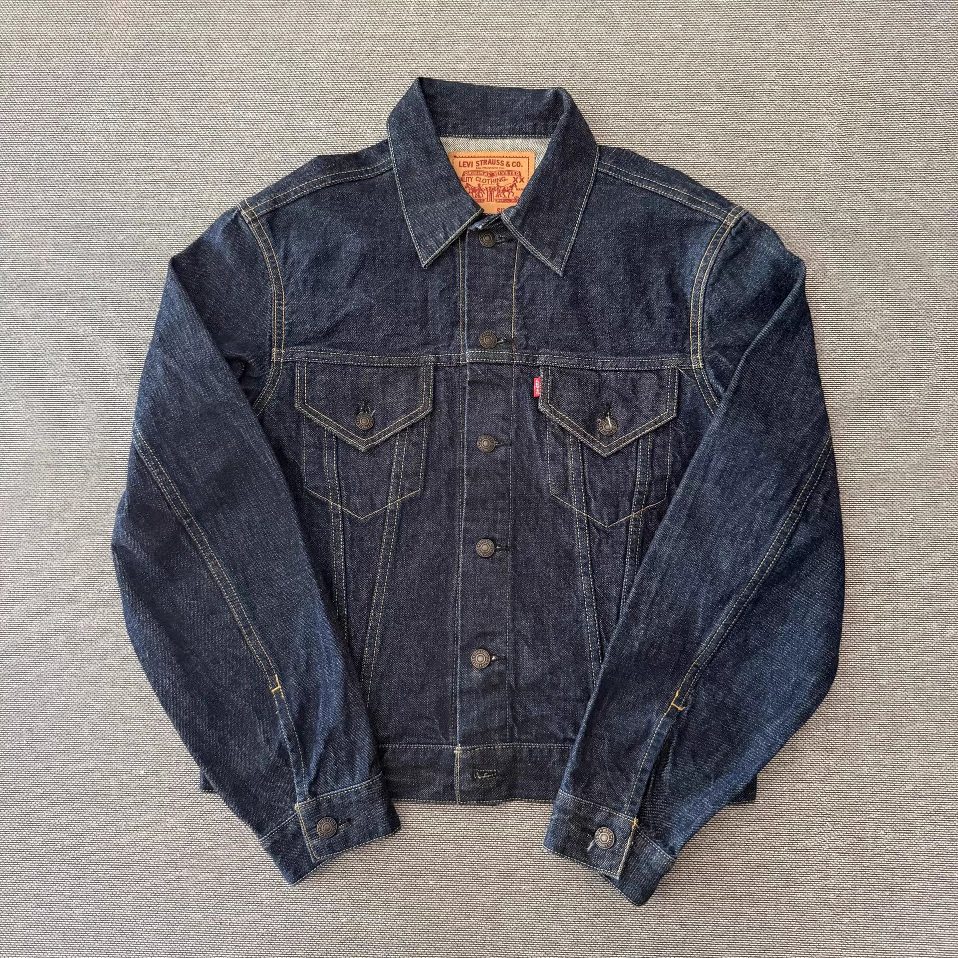 Levi's Levi's Lvc557 Type III Denim Jacket Japan J58 Unwashed 40 99 Size US M / EU 48-50 / 2 - 1 Thumbnail