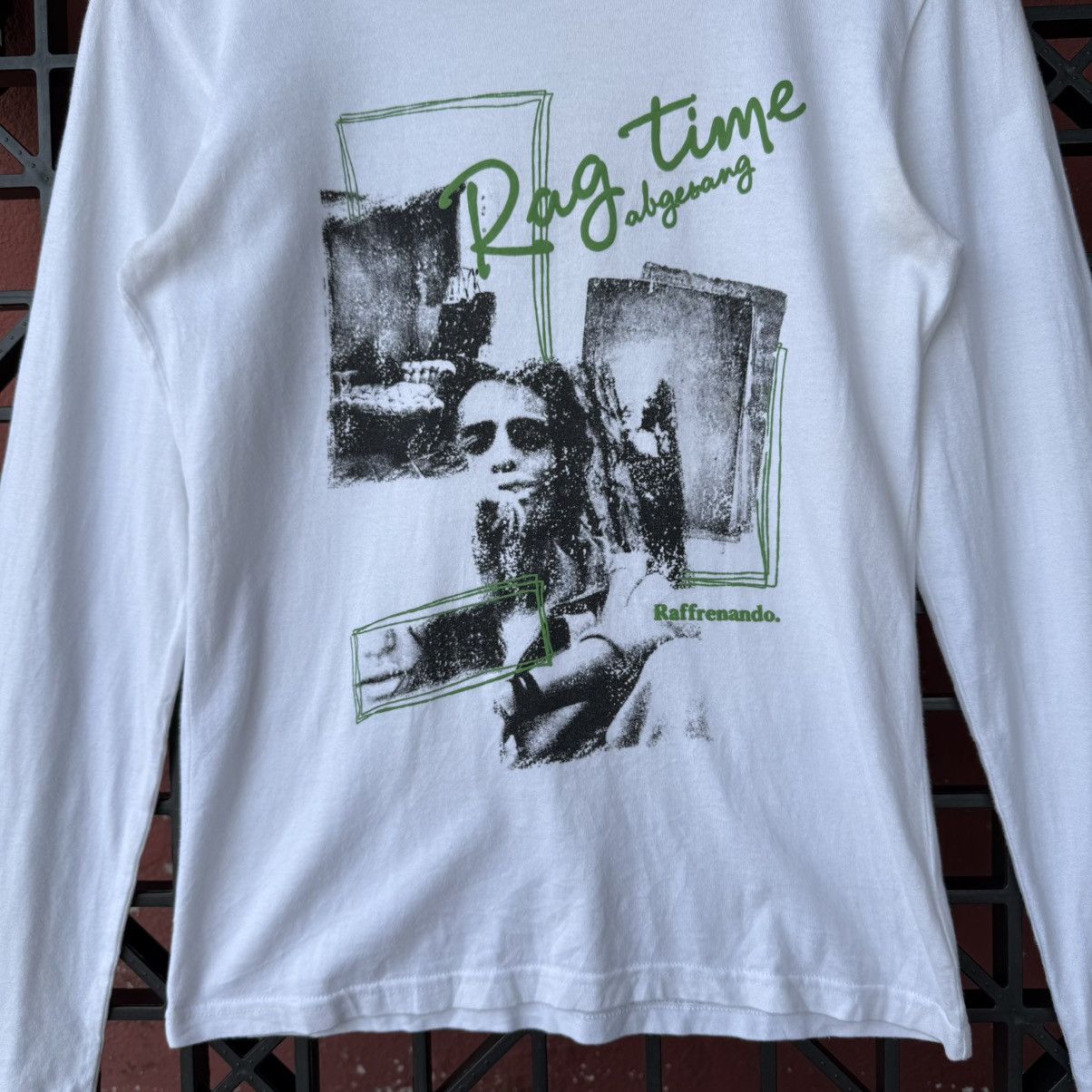 Japanese Brand Vintage Men’s Bigi Rag Time Raffrenando Graphic Tee Size US S / EU 44-46 / 1 - 5 Thumbnail