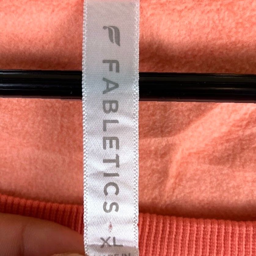 Fabletics Fabletics Womens Sweater Crew Neck Coral St Tropez Cozy Fleece Cotton Blend XL Pullover Knit Relaxed Warmth Size XL / US 12-14 / IT 48-50 - 6 Thumbnail