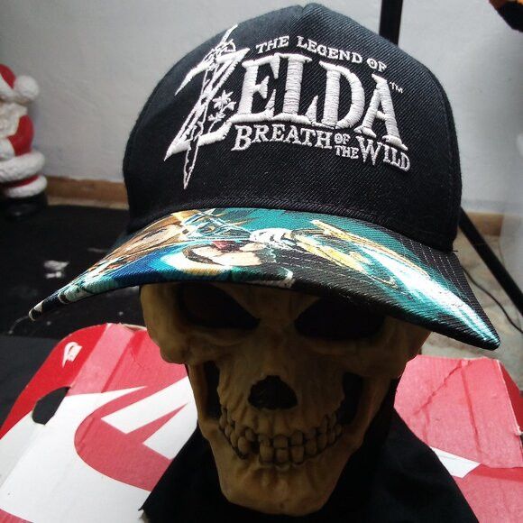 Nintendo Legend Of Zelda Breath Of The Wild Snap Back Hat Cap Size ONE SIZE - 1 Thumbnail