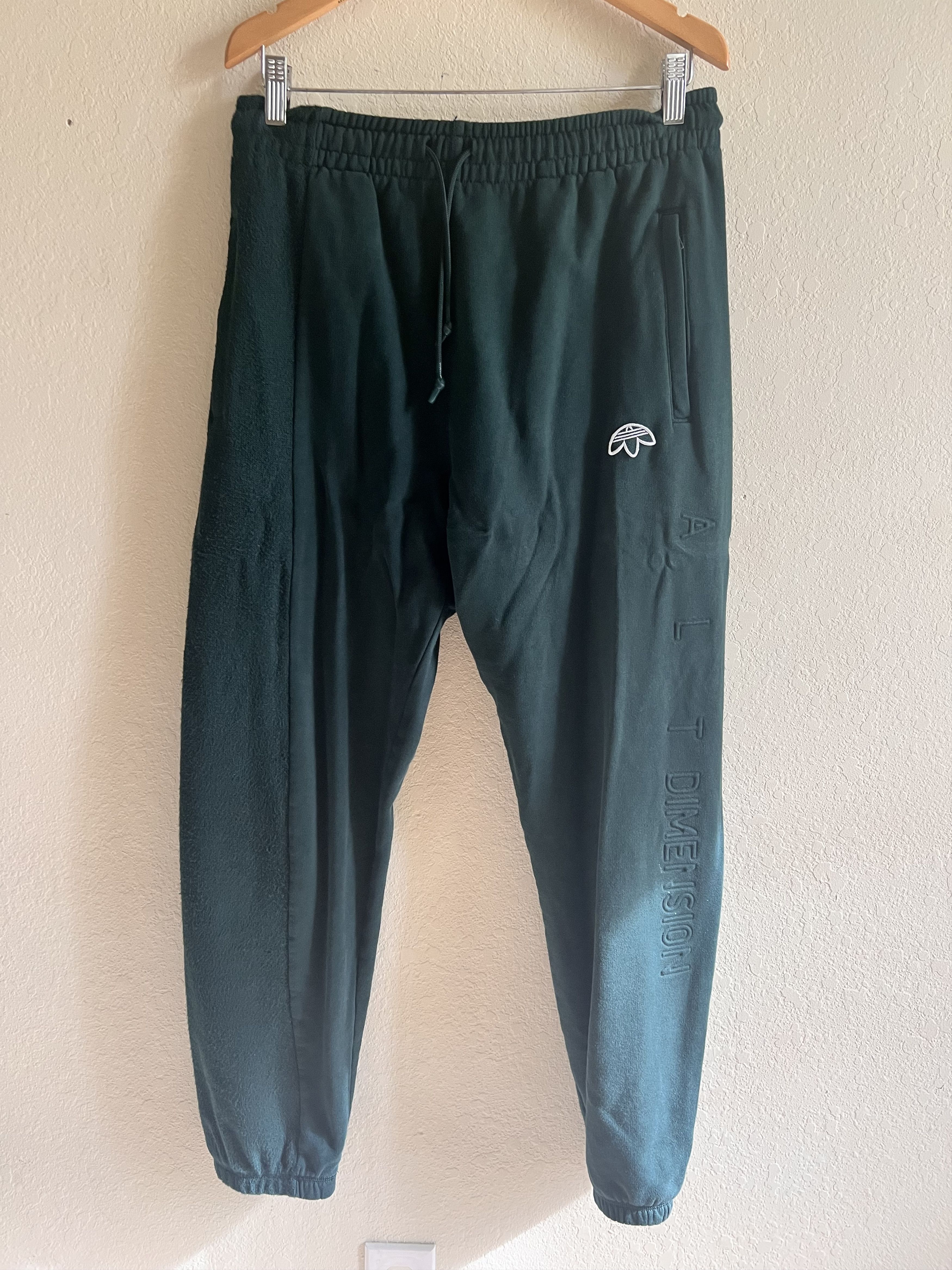 Adidas Alexander Wang Alexander Wang x Adidas green Inside Out Sweatpants Grailed