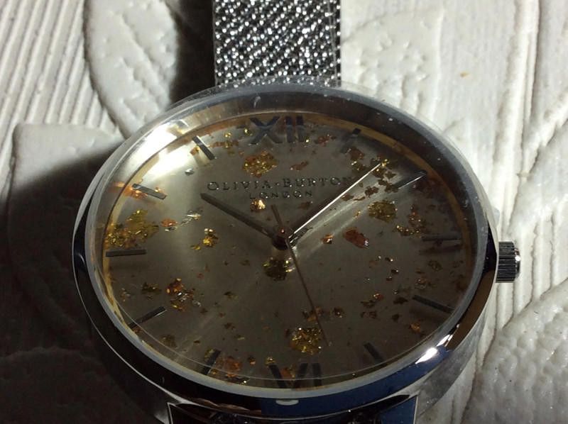 Designer Olivia silver ladies dial mesh stainless steel watch Size ONE SIZE - 7 Thumbnail
