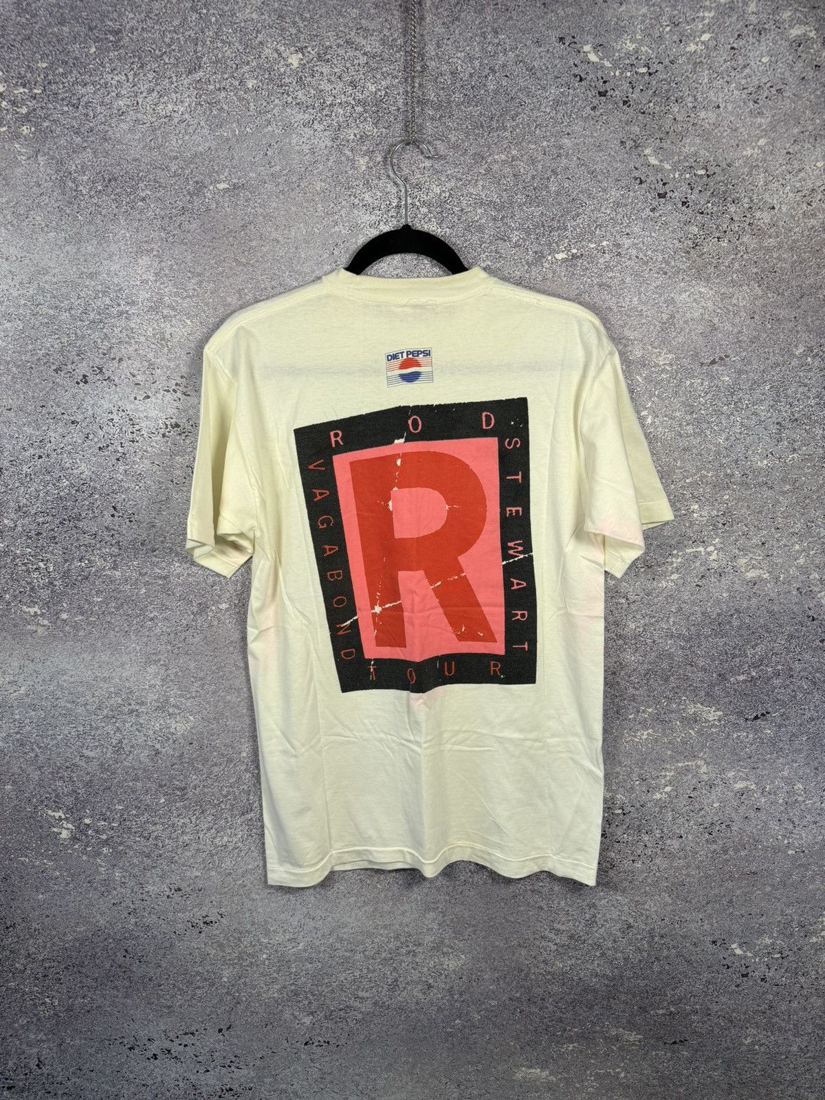 Band Tees × Vintage Vintage 1991 Rod Stewart Vagabond Heart Tour Tee M Double Size US M / EU 48-50 / 2 - 2 Thumbnail