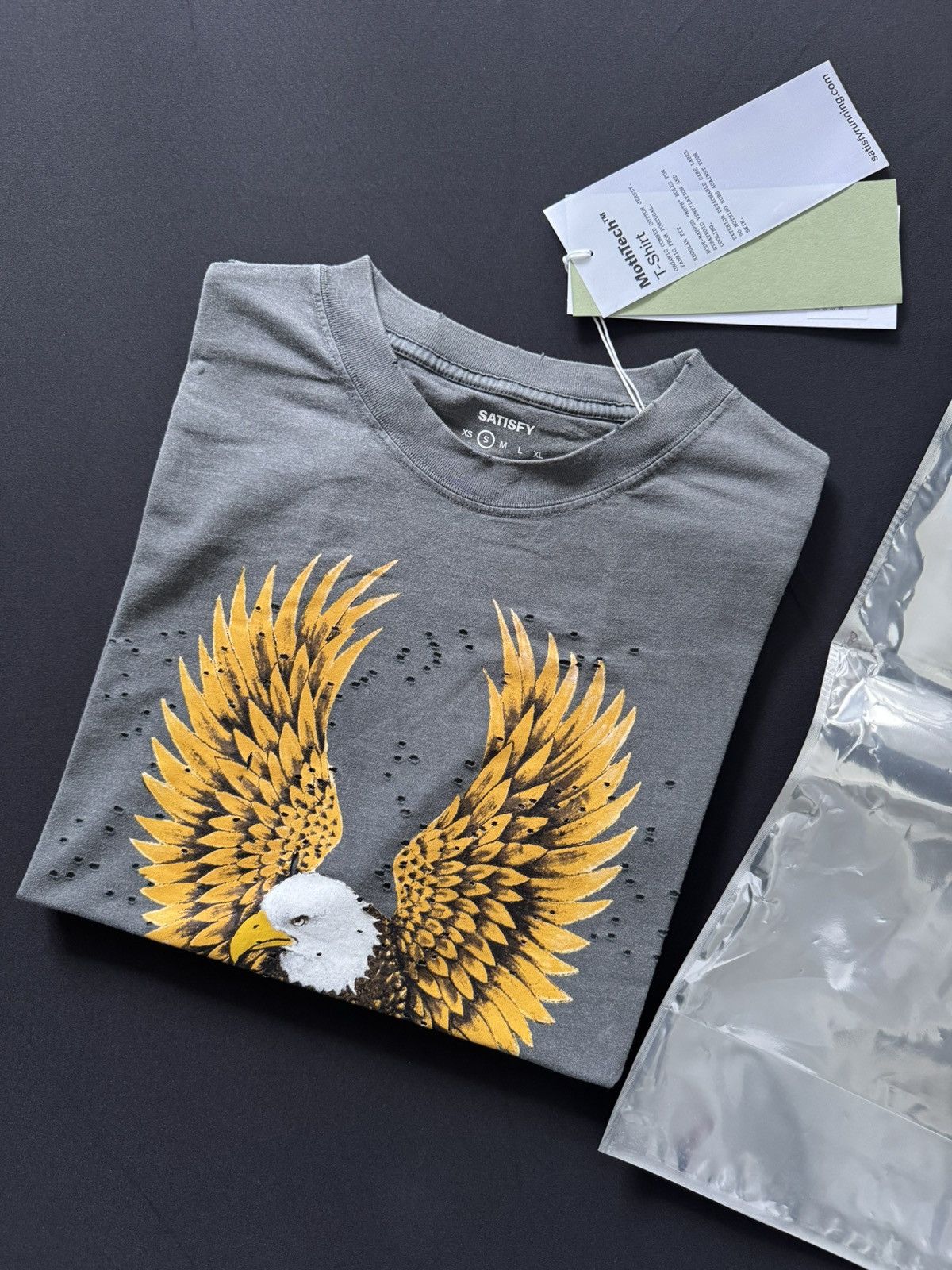 Satisfy Satisfy running eagle Tshirt Size US M / EU 48-50 / 2 - 2 Thumbnail