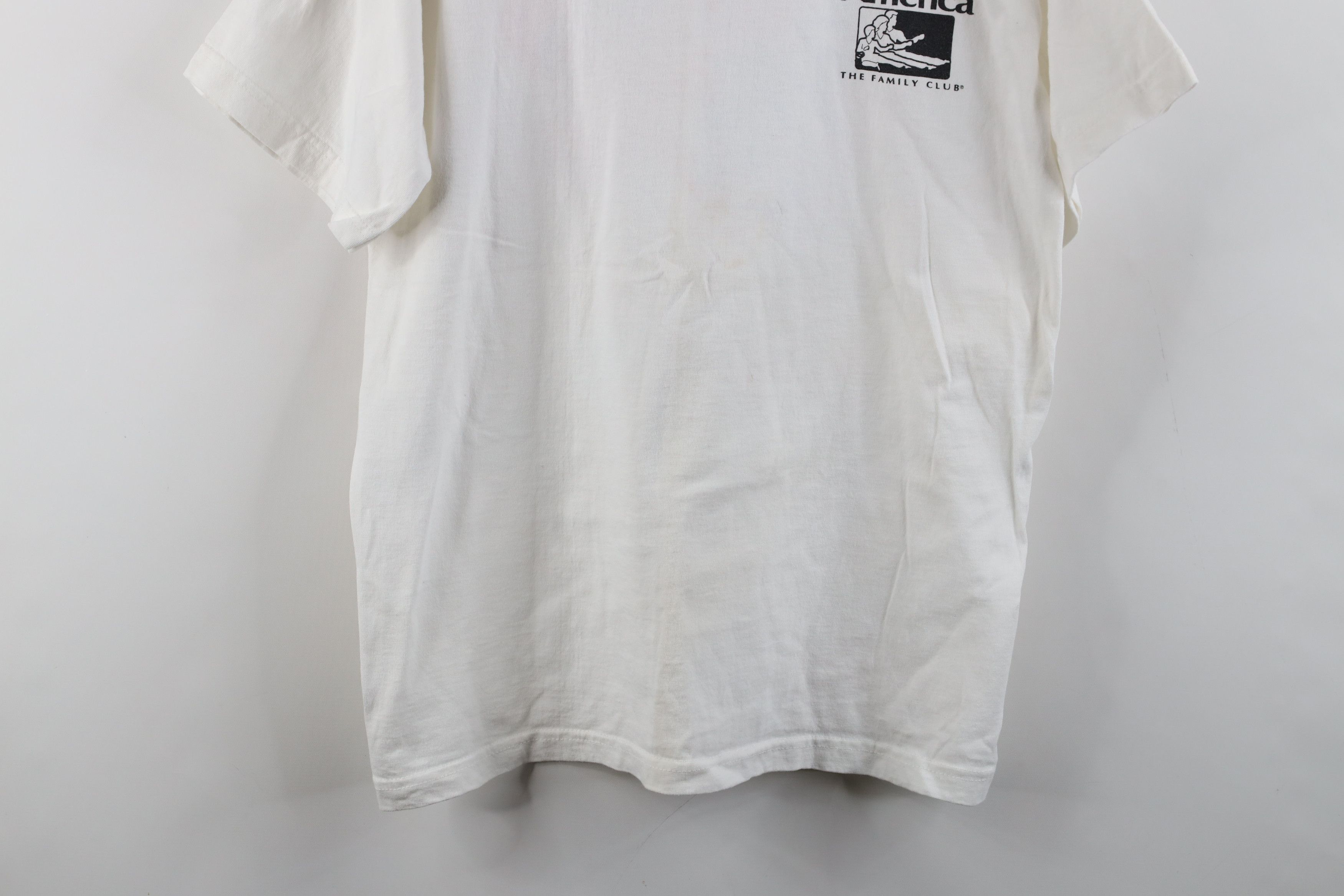Vintage Vintage 90s Martial Arts America Jiu Jitsu T-Shirt White Size US M / EU 48-50 / 2 - 3 Thumbnail