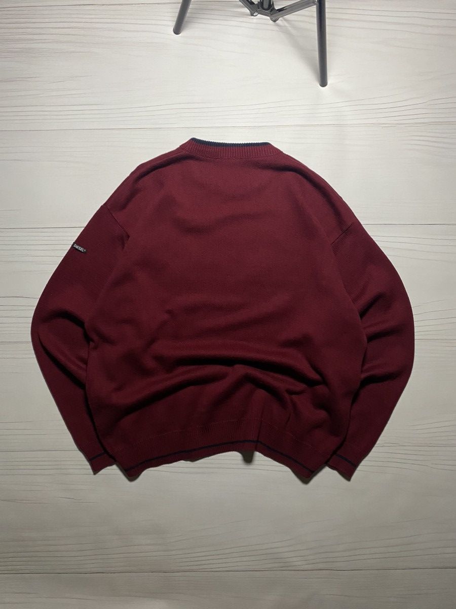 Diesel × Vintage Vintage Diesel Big Logo Box Fit oversize y2k sweater Size US XL / EU 56 / 4 - 2 Thumbnail