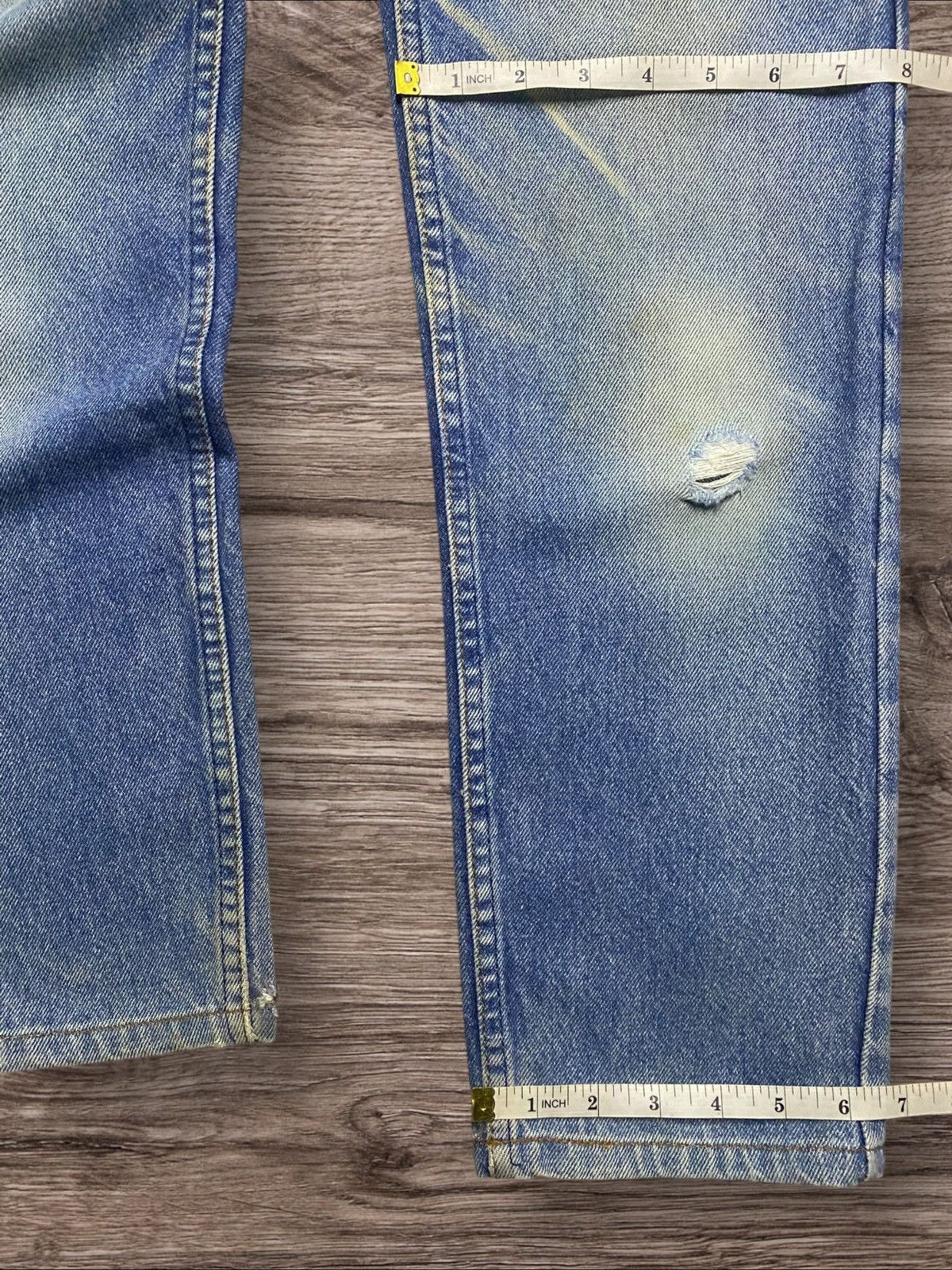 Levi's Vintage Clothing Vintage Levis 606 Light Wash Distressed Tapered Leg Size US 29 - 16 Thumbnail